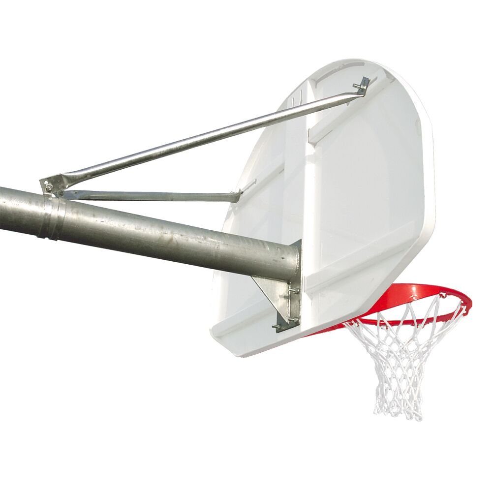 Basketballanlage Einmastkonstruktion Basketballständer USA, Stabile
