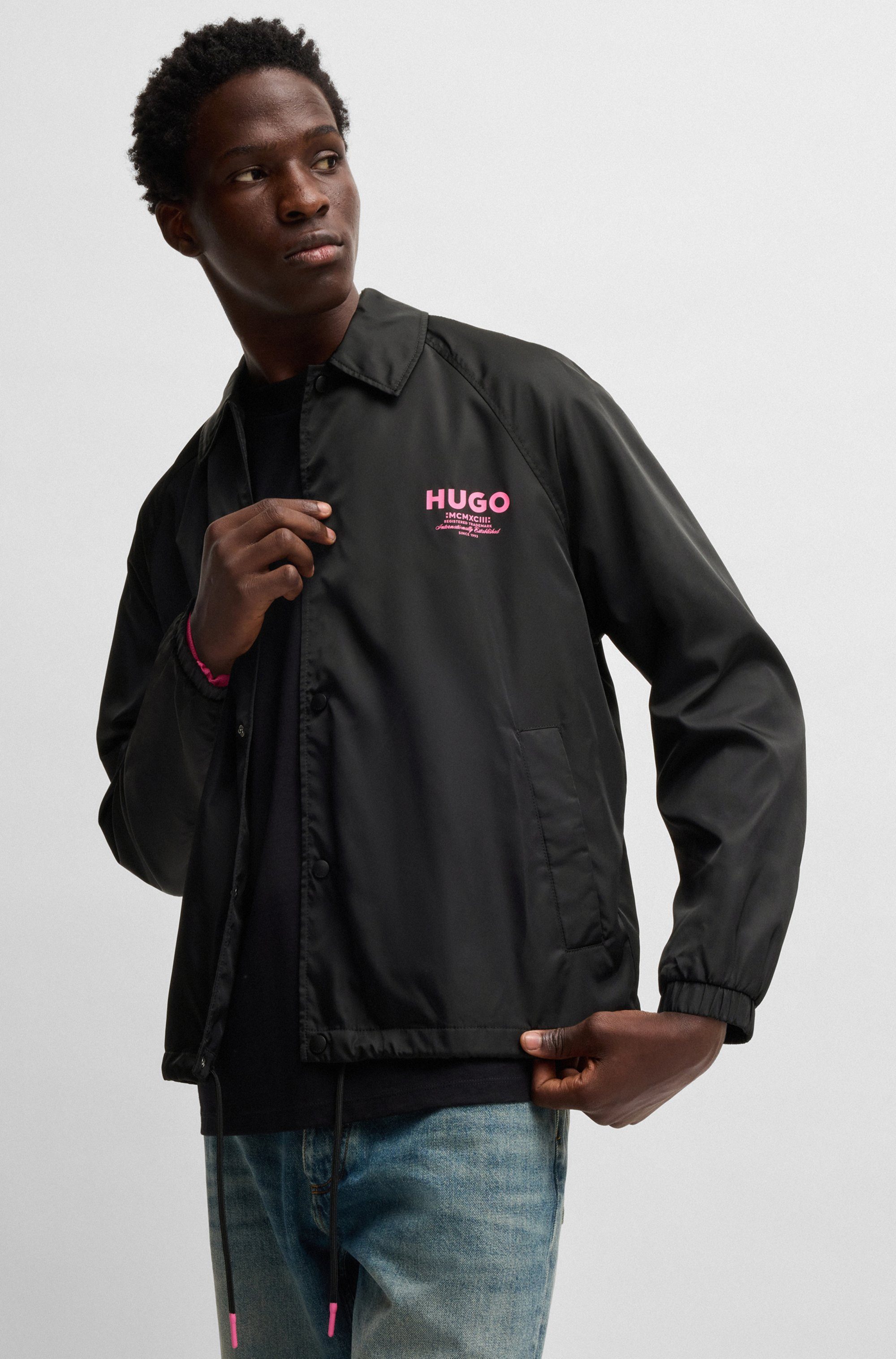 HUGO Blue Funktionsjacke Biyo Overshirt mit günstig online kaufen