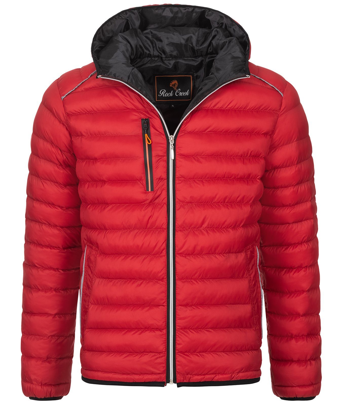 Steppjacke H-317 Winterjacke Rot Steppjacke Rock Creek Herren