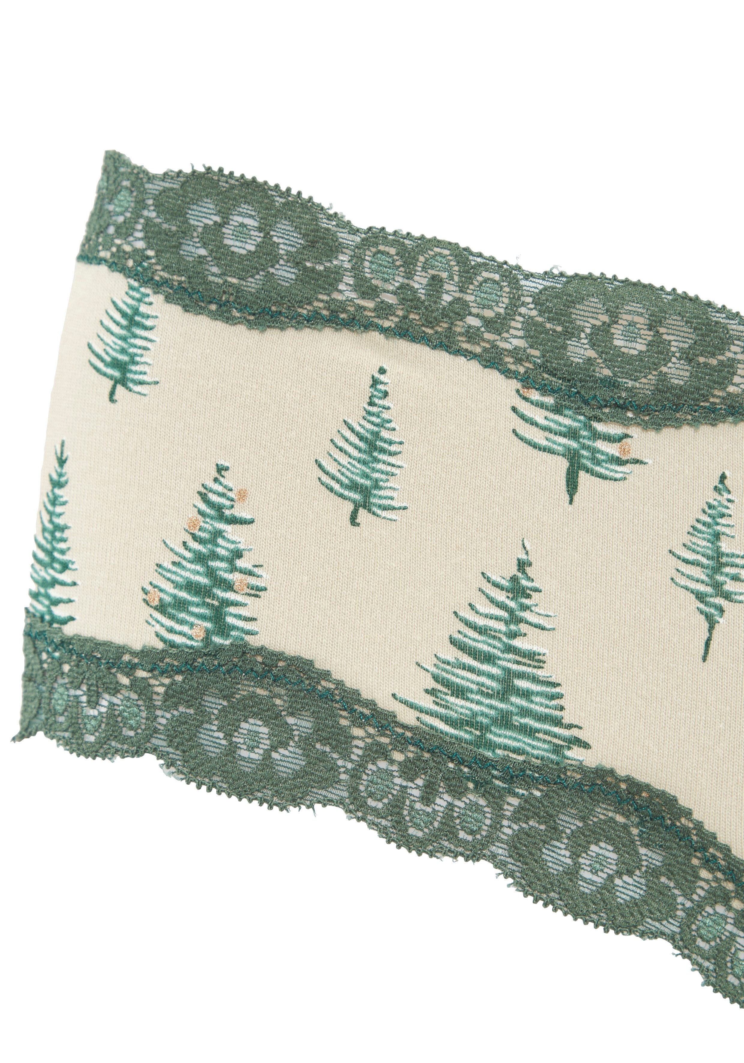LASCANA Hipster (2er-Pack) mit feiner Spitze und weihnachtlichen Prints – Bild 5 von 5