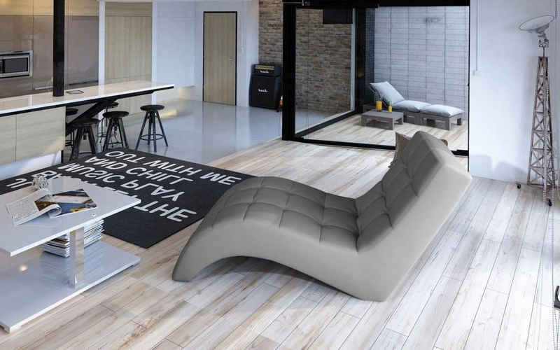 Sofa Dreams Relaxliege Potsdam Büffelleder grau