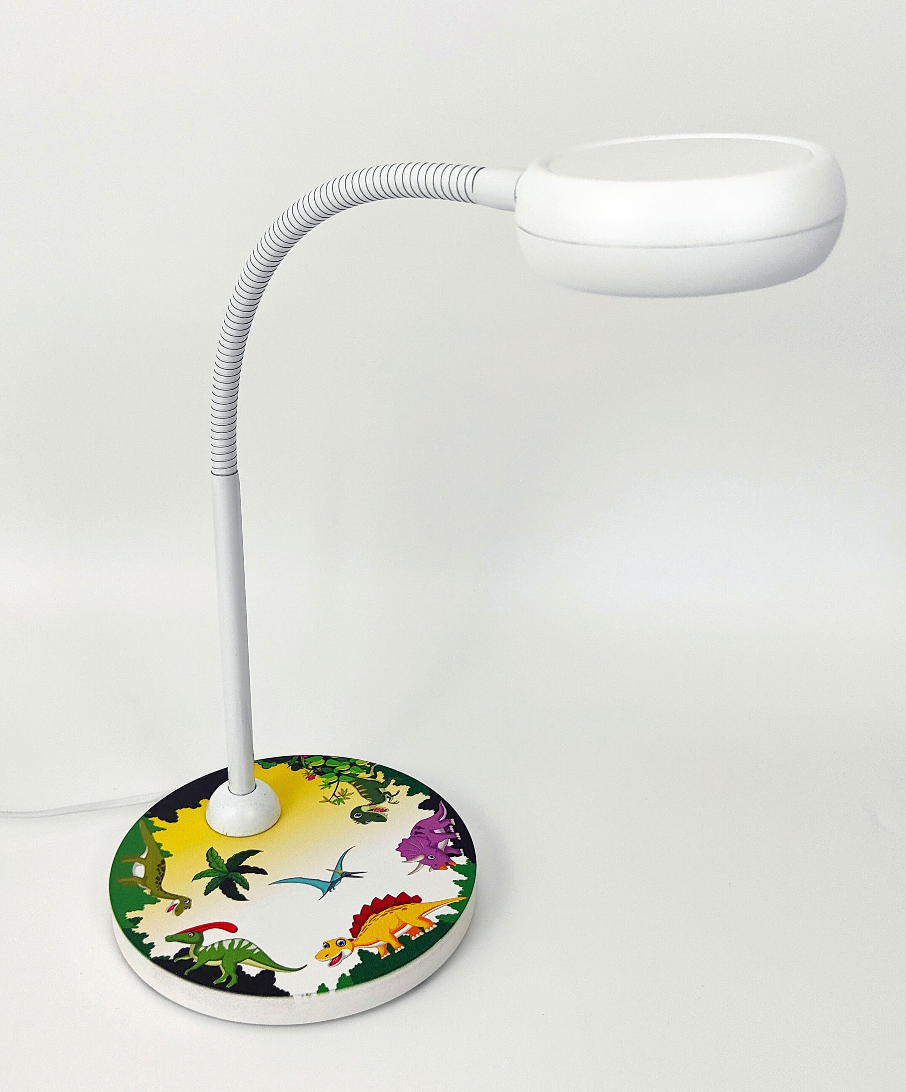 niermann Nachttischlampe Tischleuchte Dinos, Hochwertige Tisch-Leseleuchte