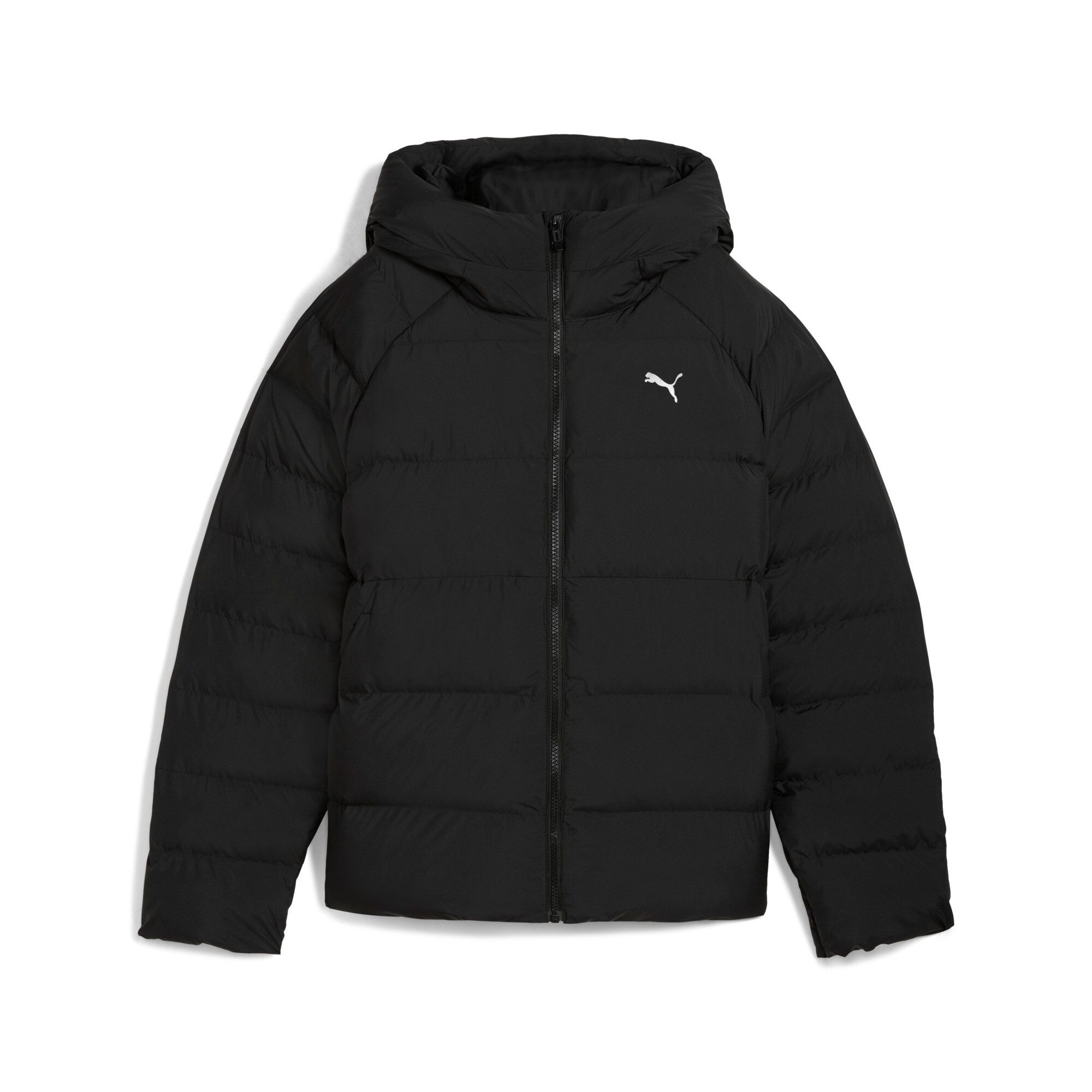 PUMA Winterjacke MONO HOODED JACKET mit kuscheliger Kapuze, wasserabweisend