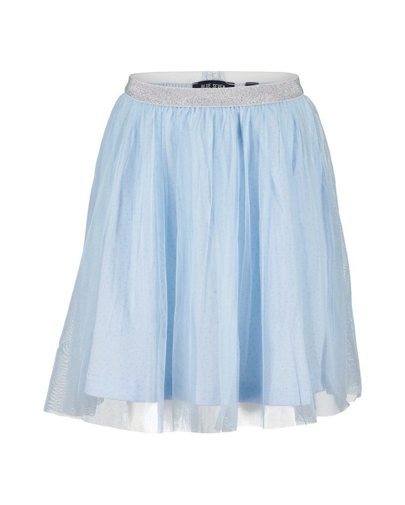 Blue Seven A-Linien-Rock Blue Seven Mädchen Rock Tüllrock hellblau