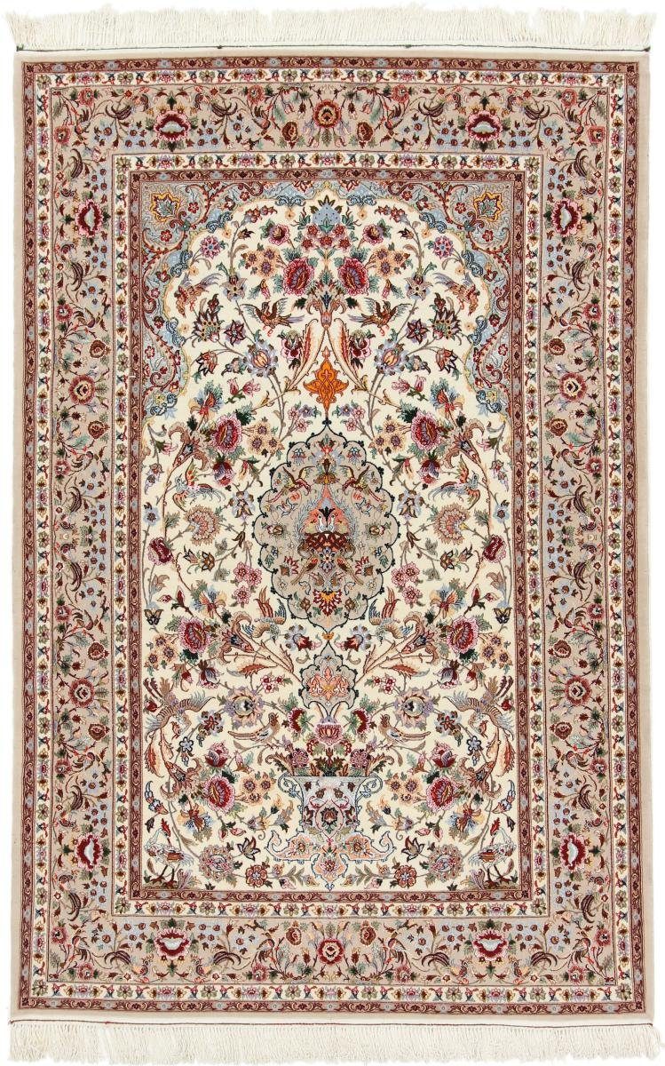 Orientteppich Isfahan Seidenkette 153x232 Handgeknüpfter Trading, Nain mm 6 Orientteppich, rechteckig, Höhe