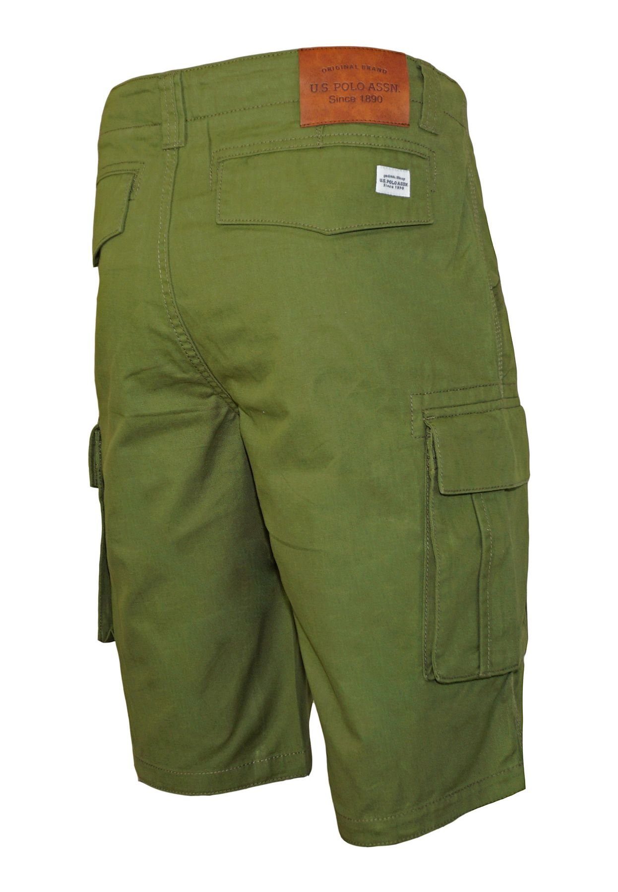 U.S. Polo Assn. Cargoshorts Shorts kurze Cargo Hose ELFRED mit großen (1-tlg)