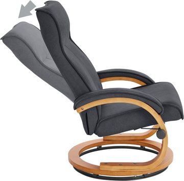 INOSIGN Relaxsessel Lille, aus weichem Luxus-Microfaser Bezug und Holzgestell, Sitzhöhe 46 cm