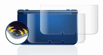 BROTECT Full-Screen Schutzfolie für Nintendo New 3DS XL (Gehäuse), Displayschutzfolie, 2 Stück, 3D Curved klar
