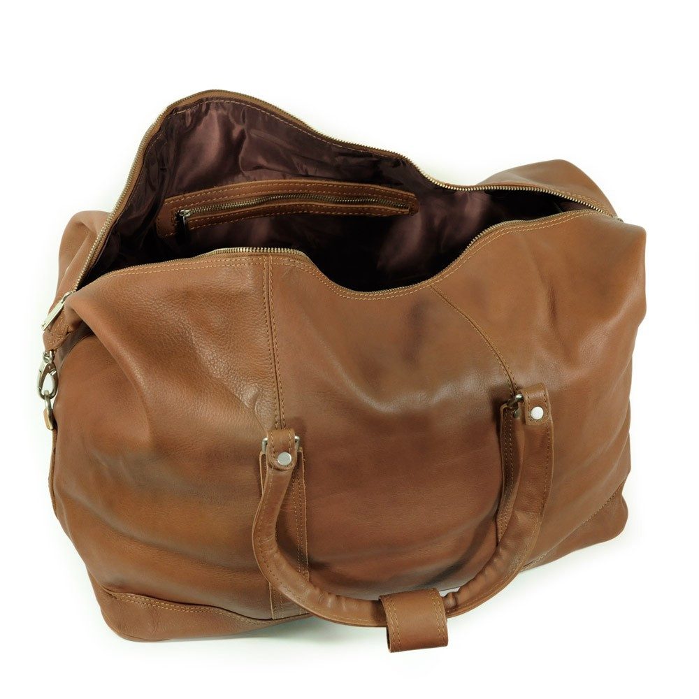Jahn-Tasche Reisetasche Große Reisetasche Weekender Gr. L Nappa-Leder Cognac, Jahn-Tasche 697