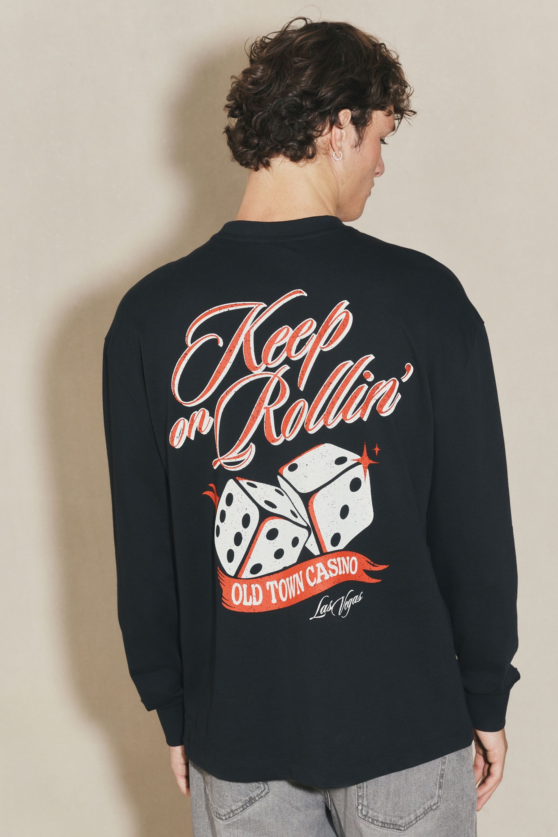 Next Langarmshirt EDIT Langärmeliges Grafik-T-Shirt (1-tlg) günstig online kaufen