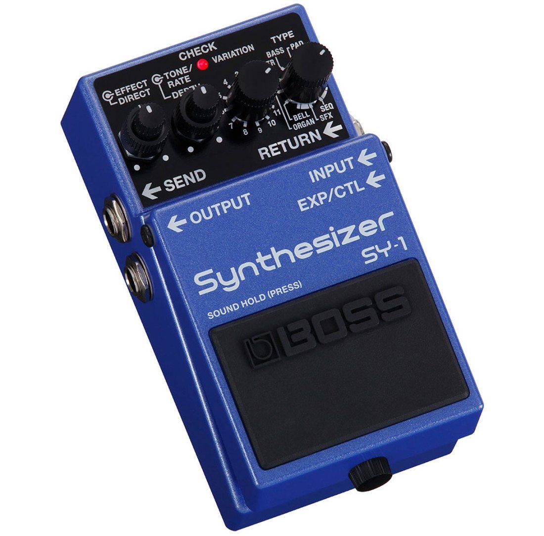 Boss by Roland E-Gitarre Boss SY-1 Synthesizer Effektgerät mit Kabel