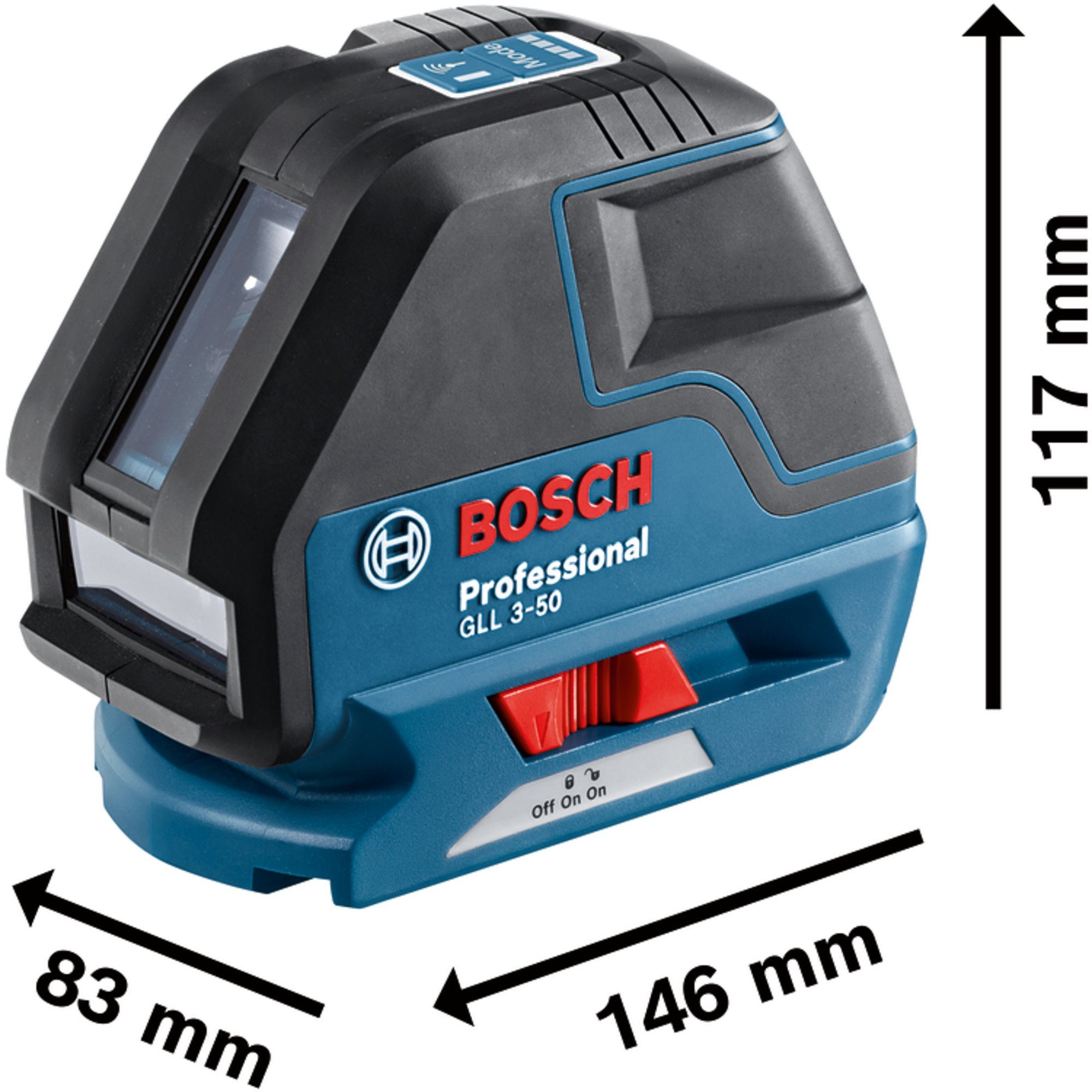 Bosch GLL BOSCH Linienlaser Professional 3-50 Akku-Multifunktionswerkzeug