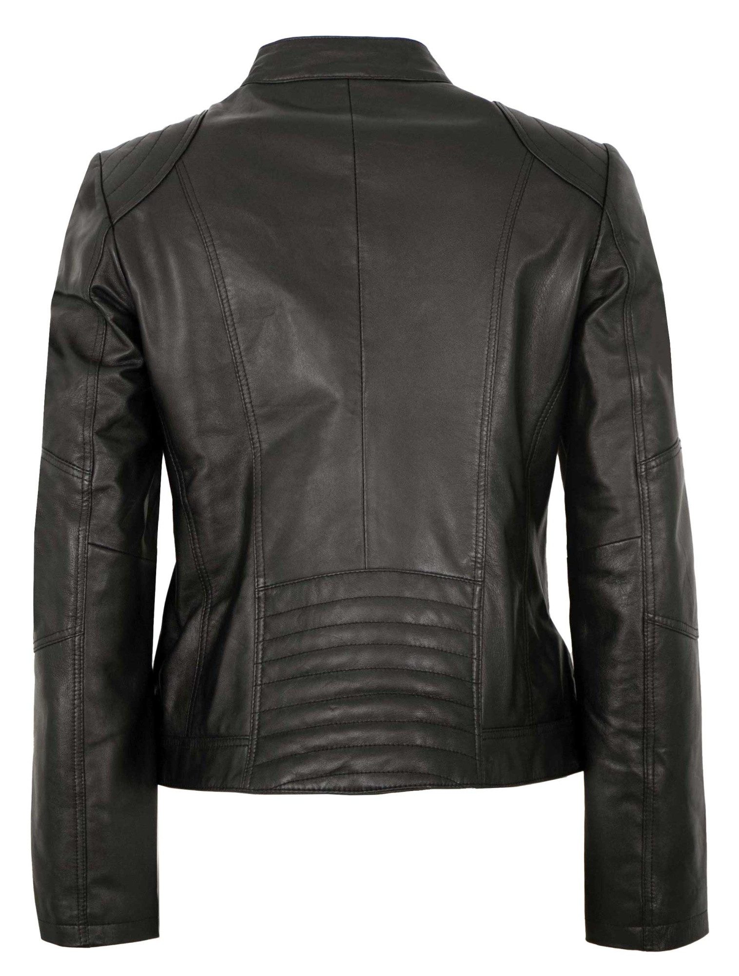 Maddox Lederjacke Jecki MADDOX - Damen Lederjacke Lammnappa schwarz