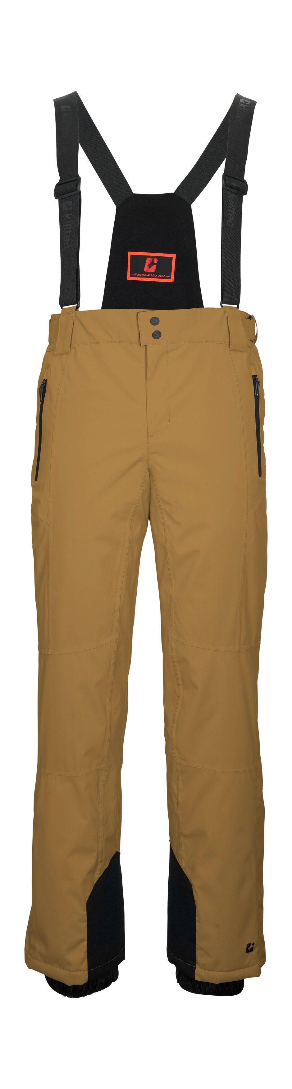 Killtec Skihose KSW 100 MN SKI PNTS Wind- und wasserdichte Skihose mit anpassbaren Trägern