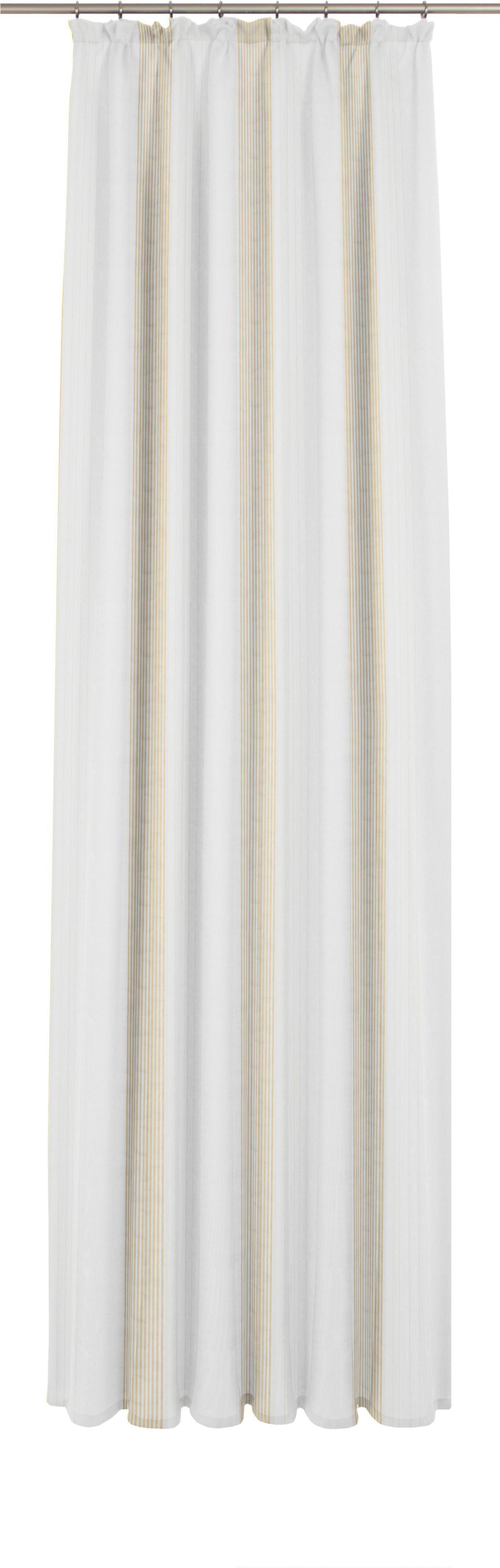 Faltenband (1 halbtransparent, Wirth, Vorhang St), Store TARA, goldfarben