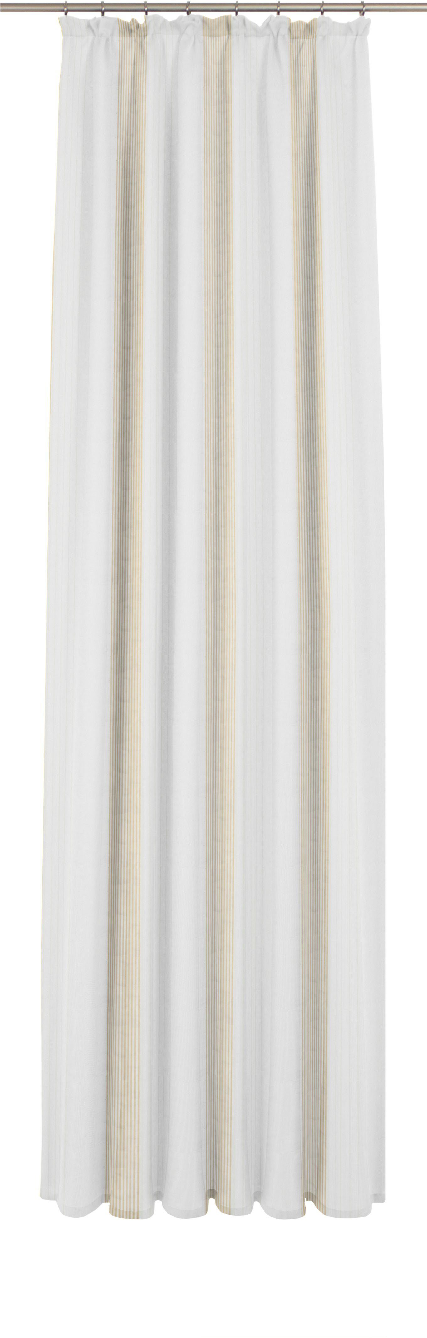 Wirth Vorhang TARA (1 St), Faltenband, halbtransparent, Store