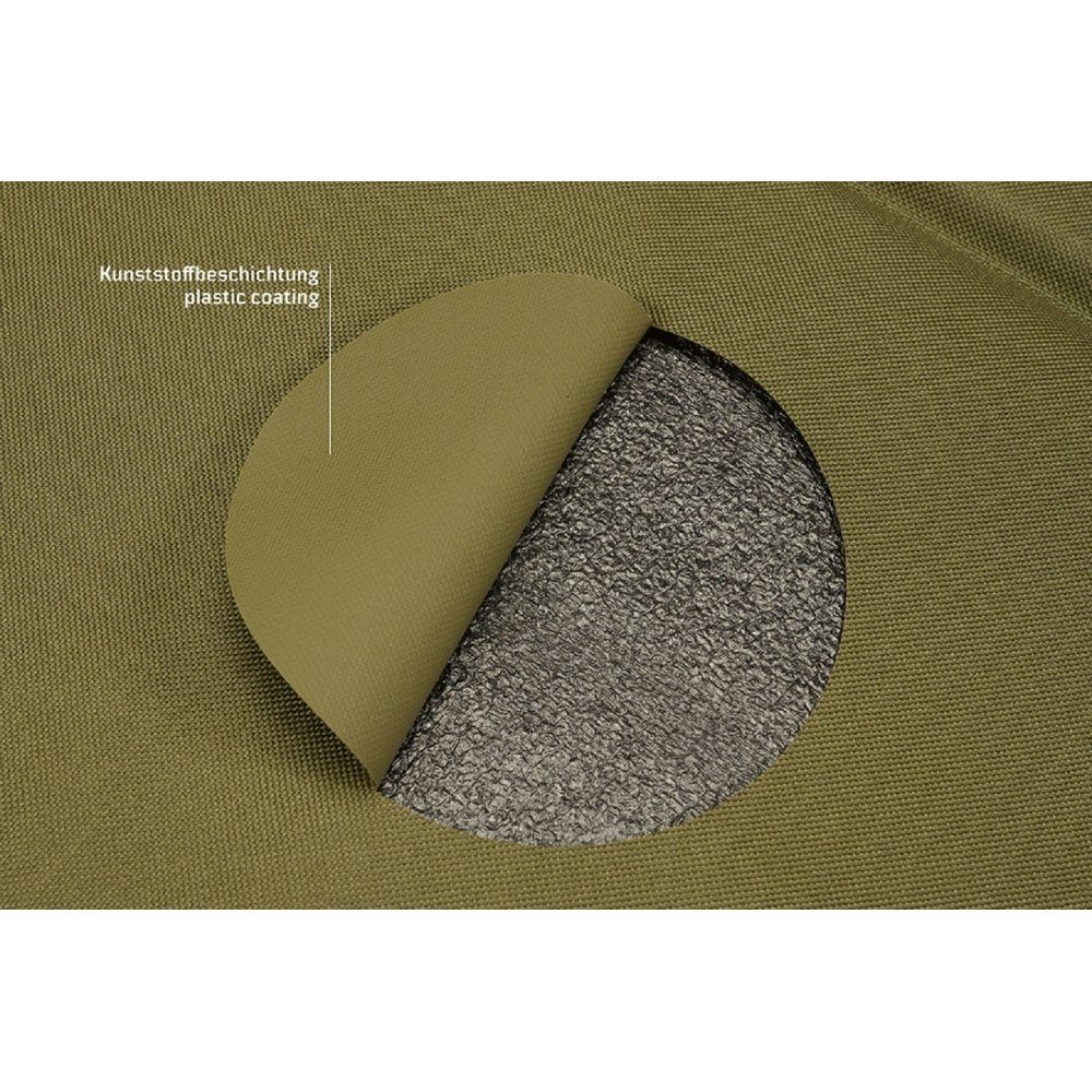 Brandit Isomatte Iso Mattress Molle - oliv, (Packung, 1-tlg., Verschlussriemen mit Klettverschluss), praktische Z-Faltung