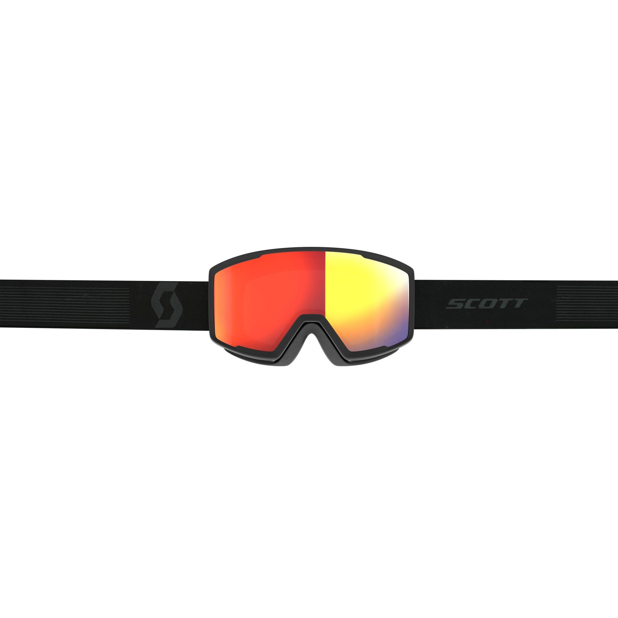 Red Mineral Skibrille Enhancer Pro Scott Factor Chrome - Black Accessoires Scott Goggle