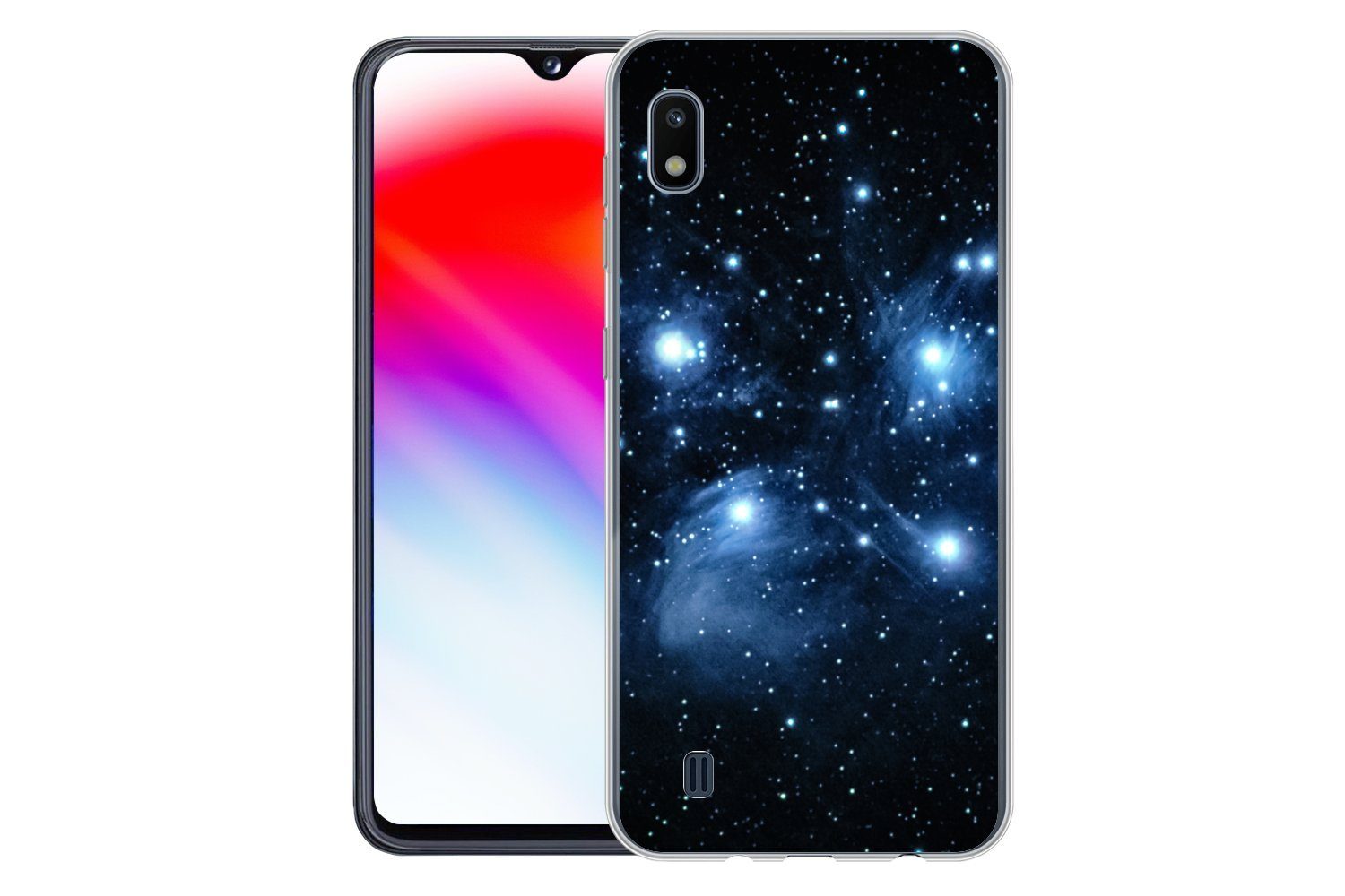 MuchoWow Handyhülle für Samsung Galaxy A10 Universum - Planeten - Sterne - Jungen - Mädche, Smartphone-Bumper, Print, Handy Schutzhülle Dünn