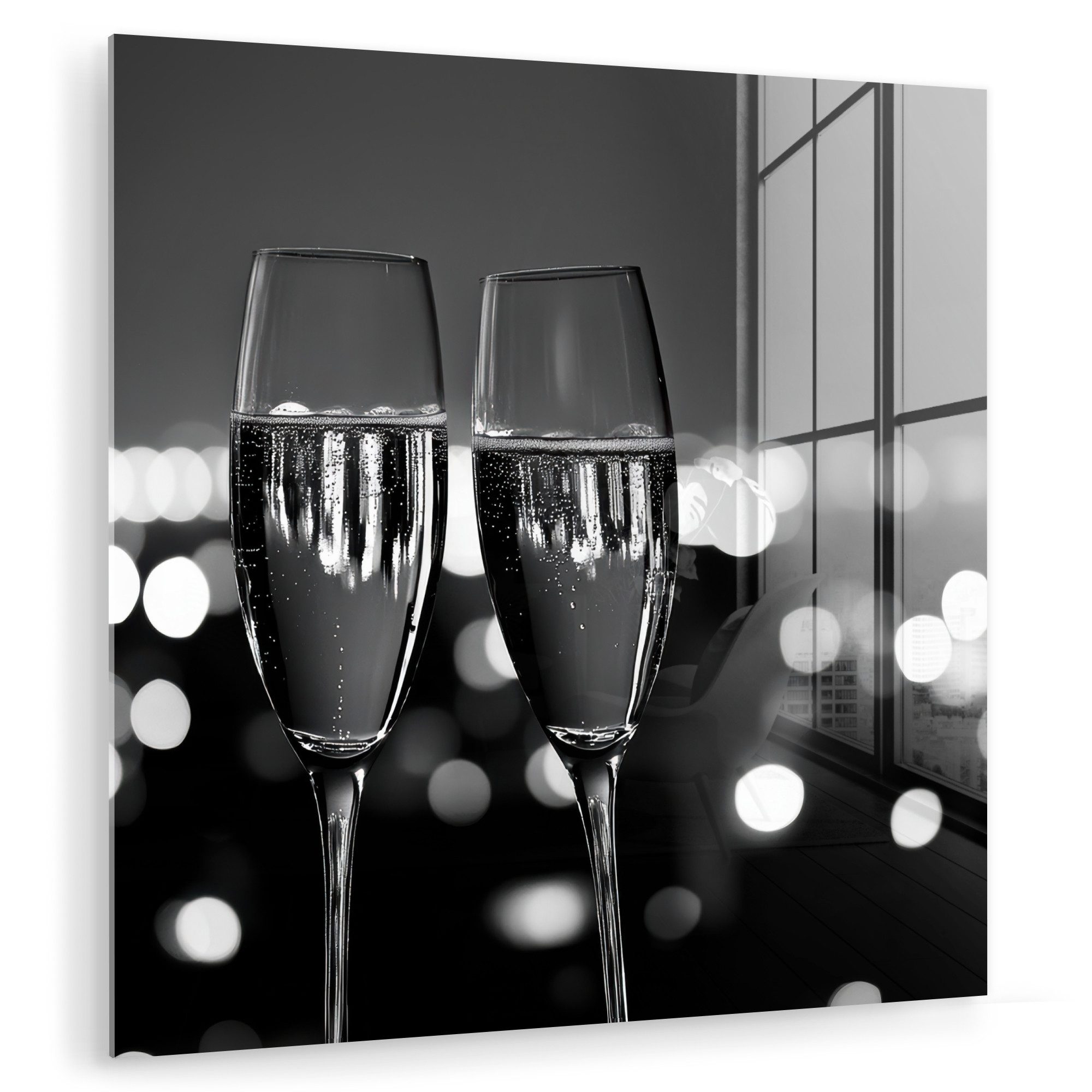 MuchoWow Acrylglasbild Seifenblasen - Prost - günstig online kaufen