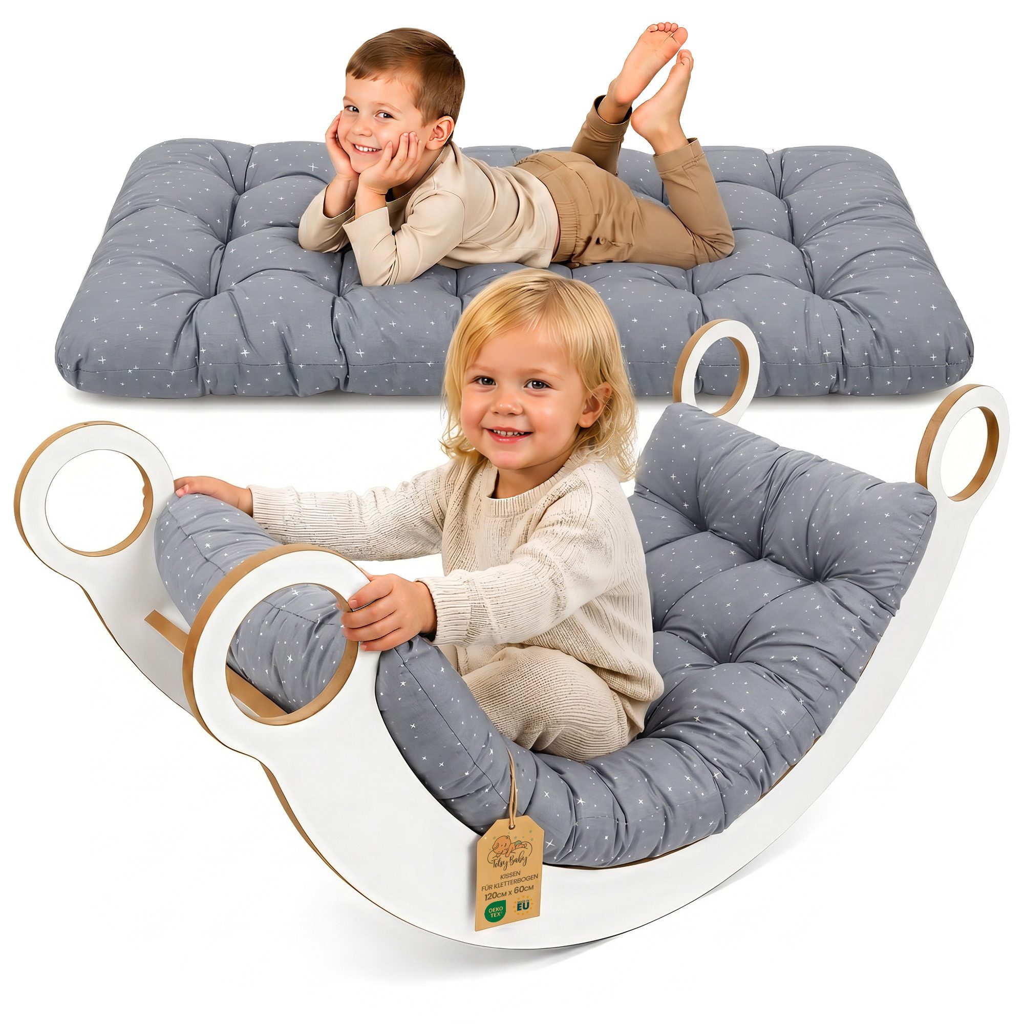 Jugendmatratze Krabbeldecke für Baby Kissen für Kletterbogen - Bodenkissen Kinder, Totsy Baby