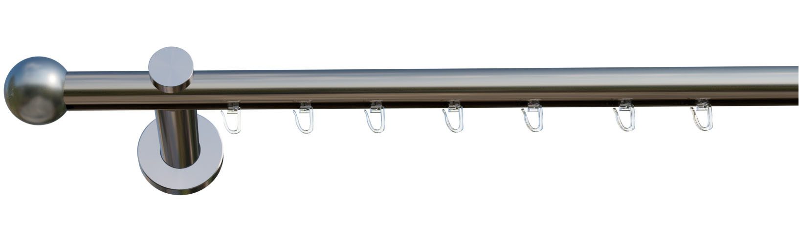 indeko Gardinenstange Colombes, Ø 16 mm, 1-läufig, Wunschmaßlänge, mit Bohr günstig online kaufen