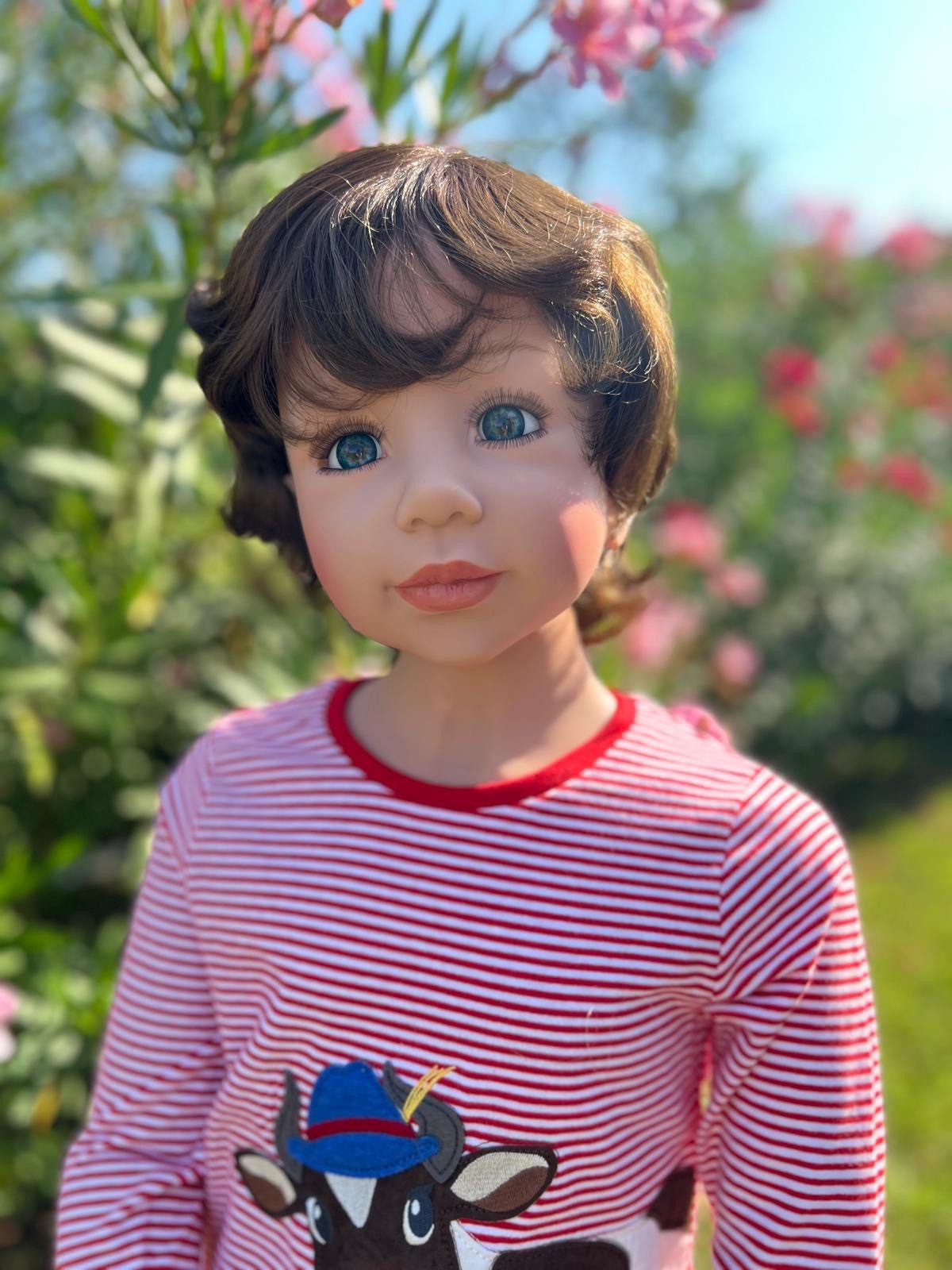 CMTPUPPENGALERIE Stehpuppe Marco von Monika Levenig - braun - 122 cm (1-tlg günstig online kaufen