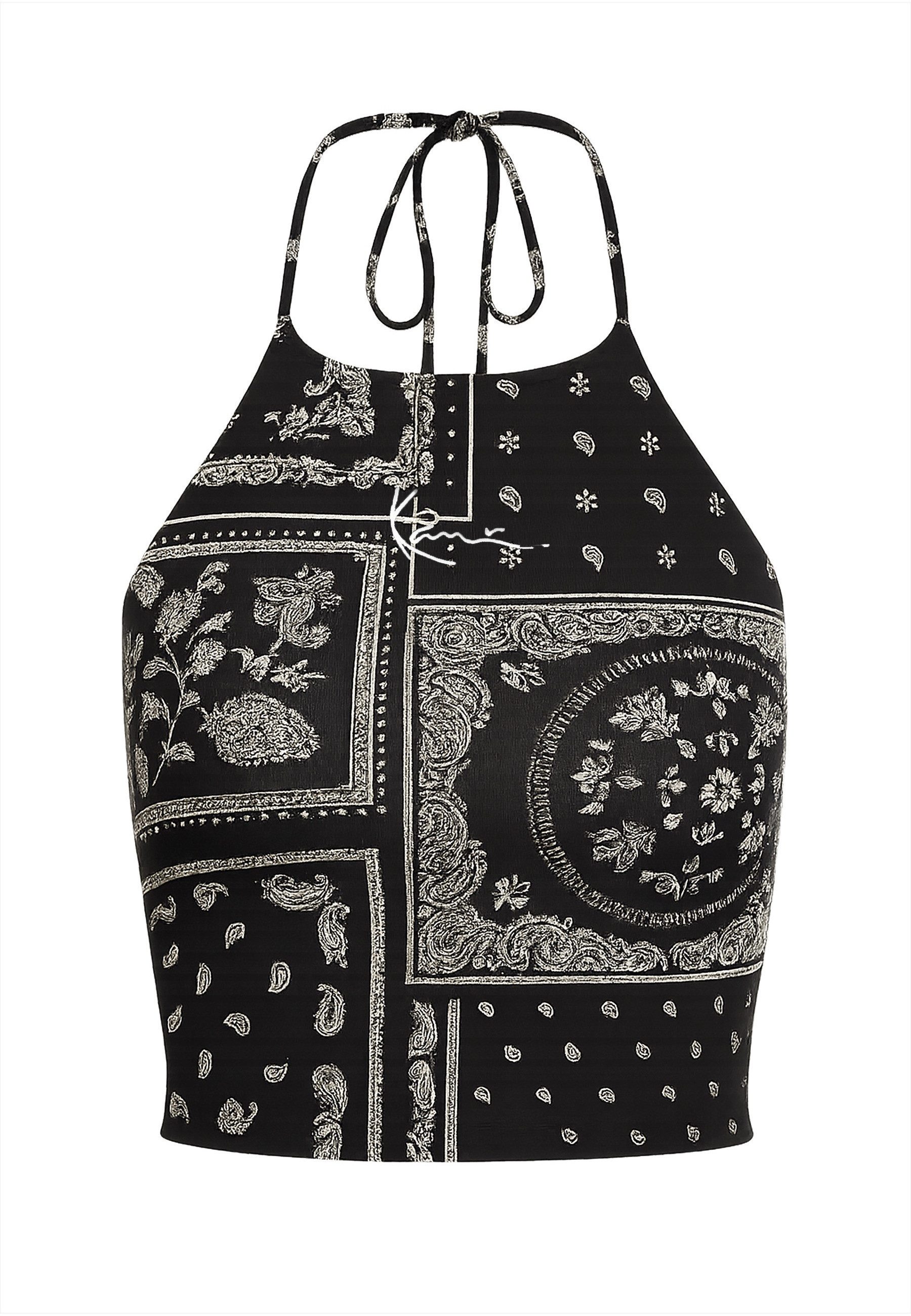 Karl Kani Muskelshirt Karl Kani Signature Paisley Neckholder Top (1-tlg)