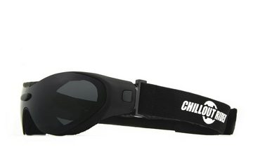 Chillout Rider Motorradbrille CR009-a, inkl. zwei Paar Wechselgläser, Band und Bügel