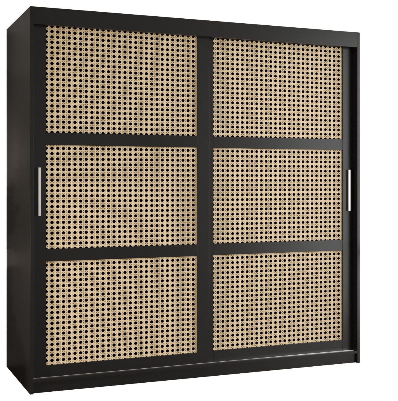 ABIKS MÖBEL Schwebetürenschrank WIENER ZOPF Schlafzimmerschrank, Kleiderschrank
