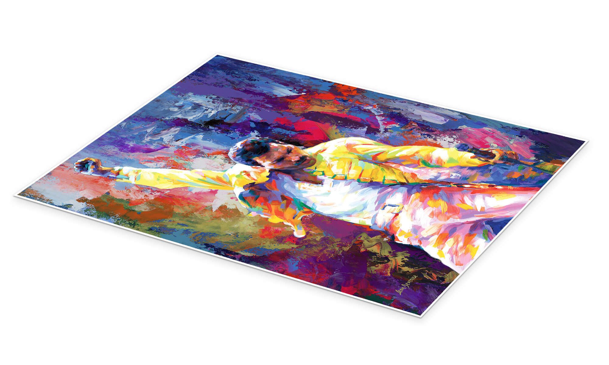 Posterlounge Wandbild Freddie Mercury Pop Art Porträt, Leon Devenice, erhältlich als Poster, Leinwandbild, Wandsticker oder Acrylglasbild – Bild 2 von 5
