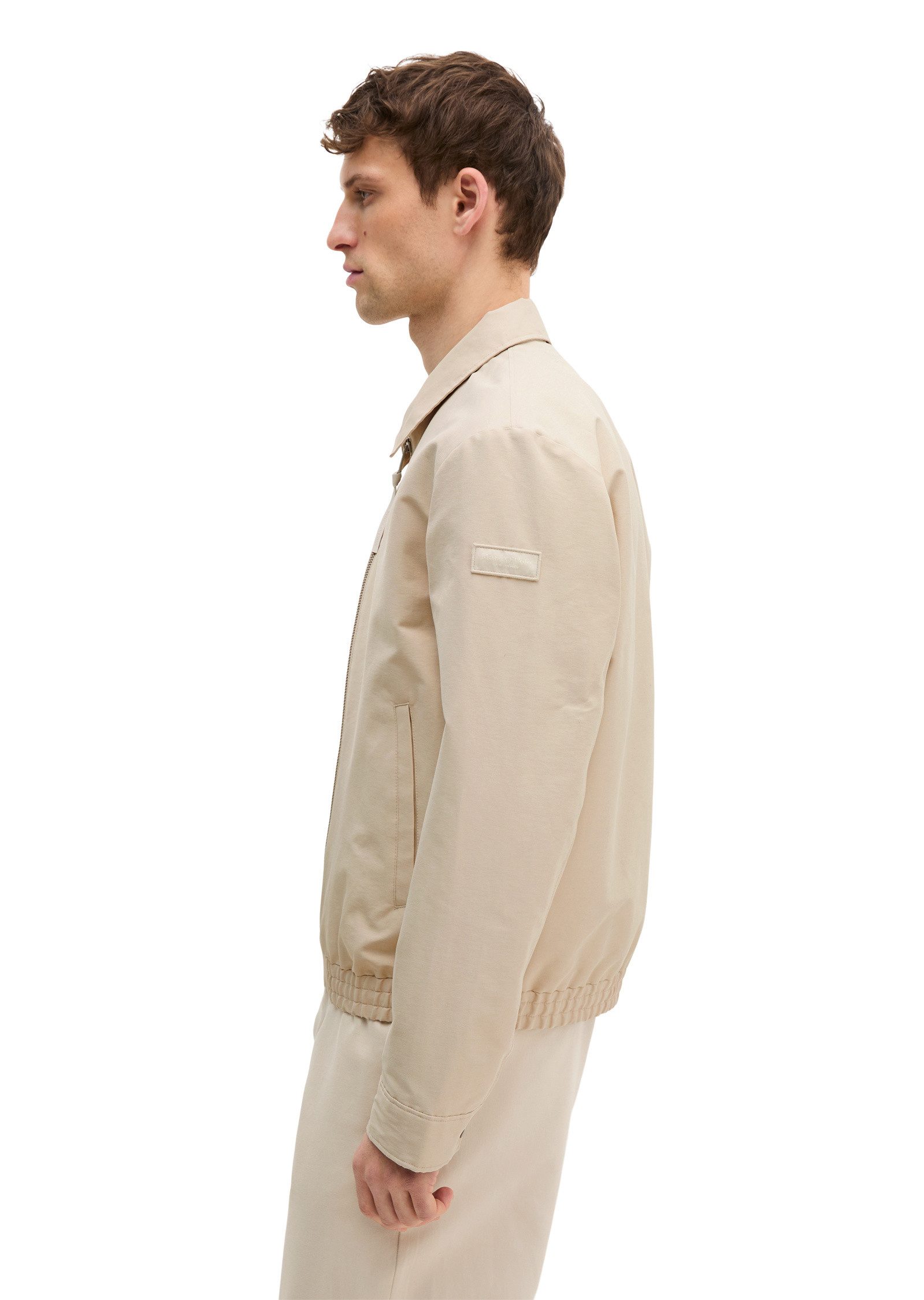 Marc O'Polo Outdoorjacke aus wasserabweisendem Bio-Baumwoll-Canvas