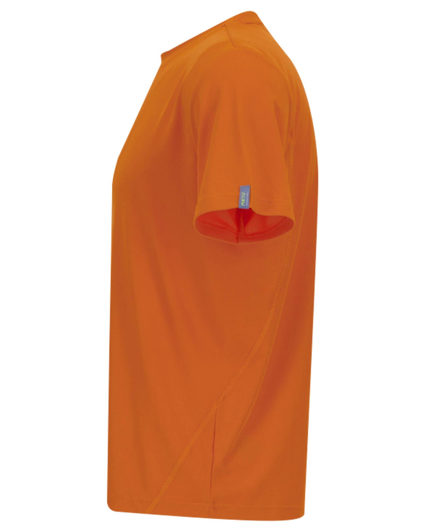 BRISTOL mandarine BASIC orange (506) T-Shirt Meru T-Shirt Herren (1-tlg)
