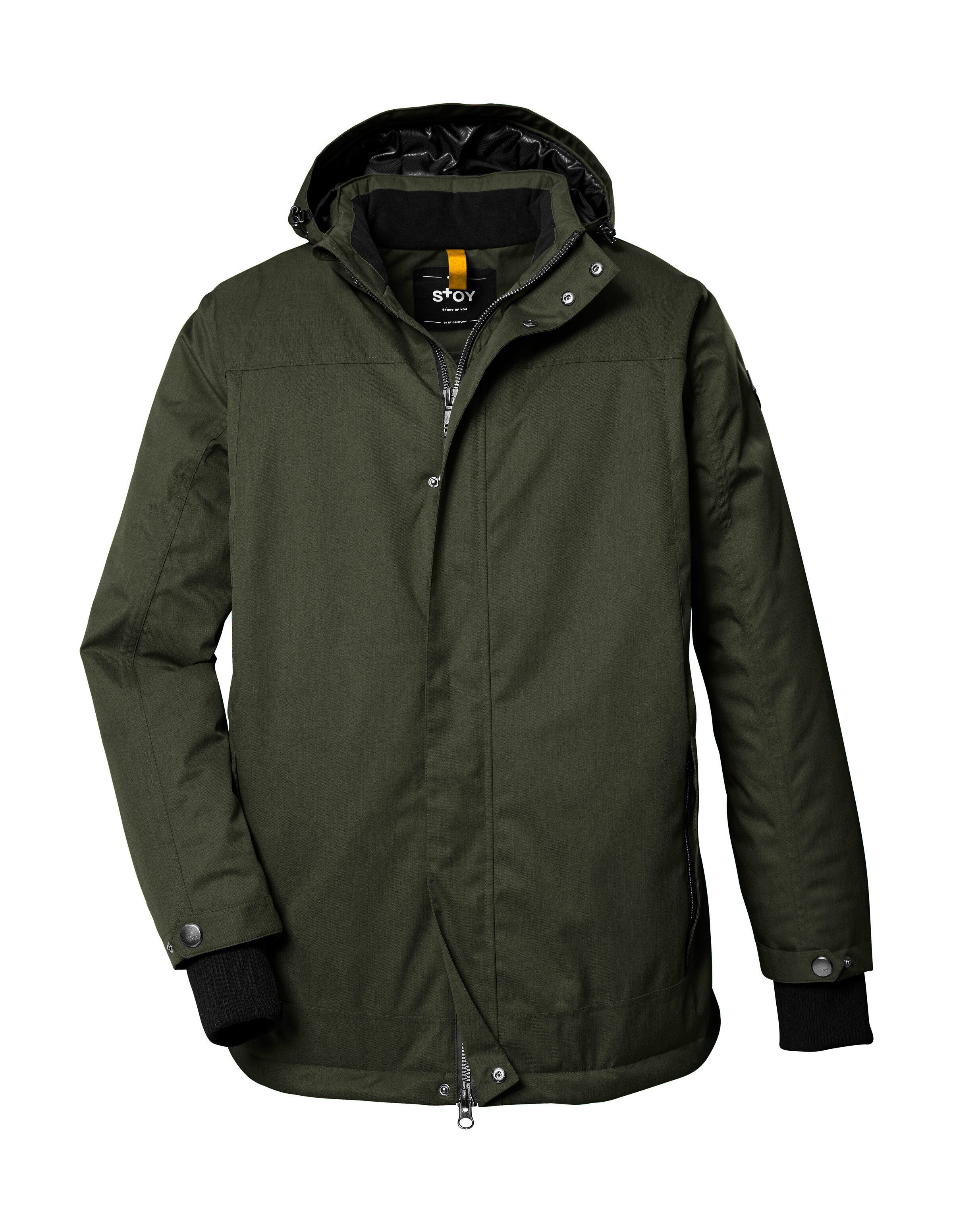 STOY Outdoorjacke STW 18 MN JCKT Wasserdichte, atmungsaktive STOY-Jacke mit abnehmbarer Kapuze