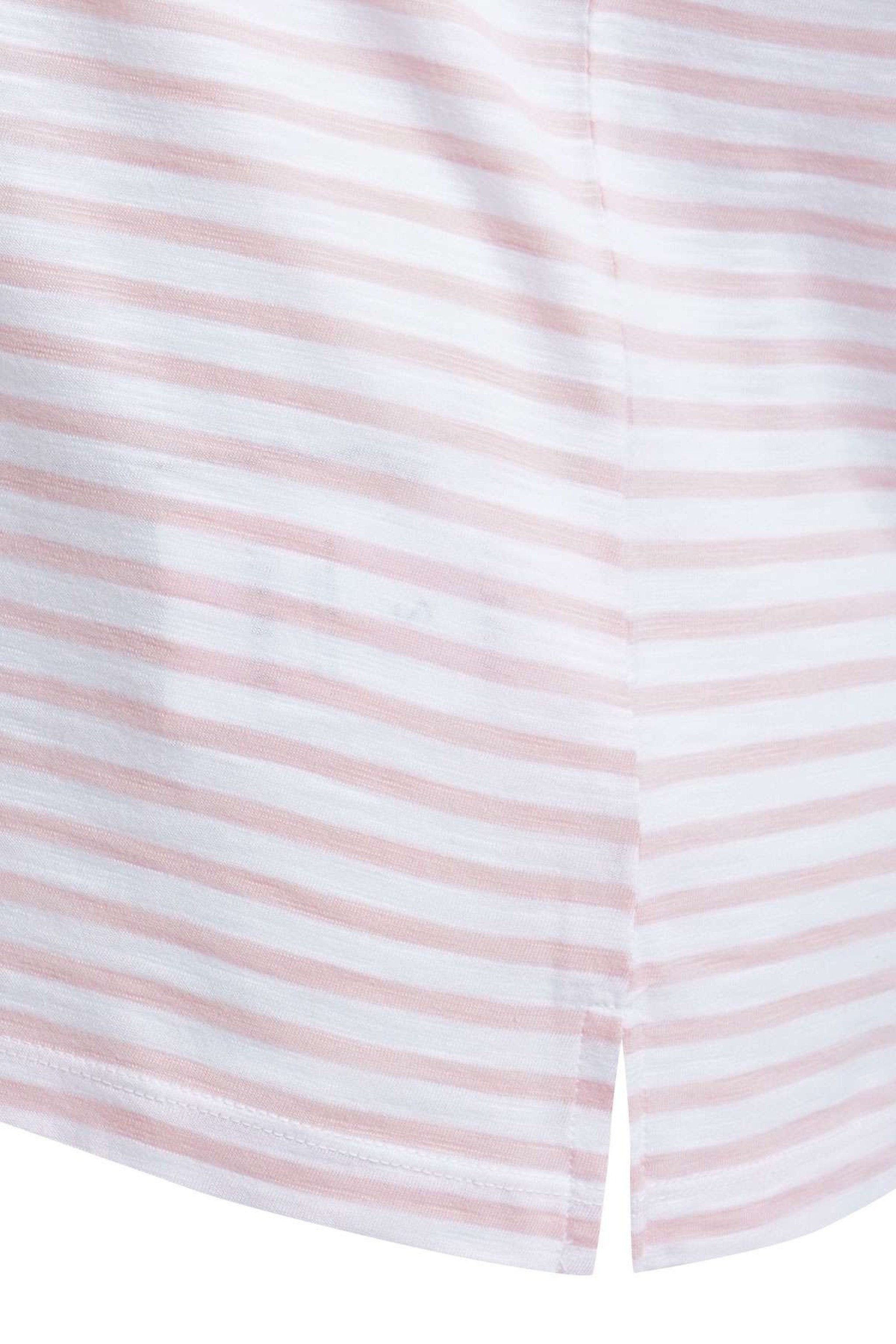 Smith & Soul Kurzarmshirt OVERSIZE VNECK T-SHIRT STRIPED