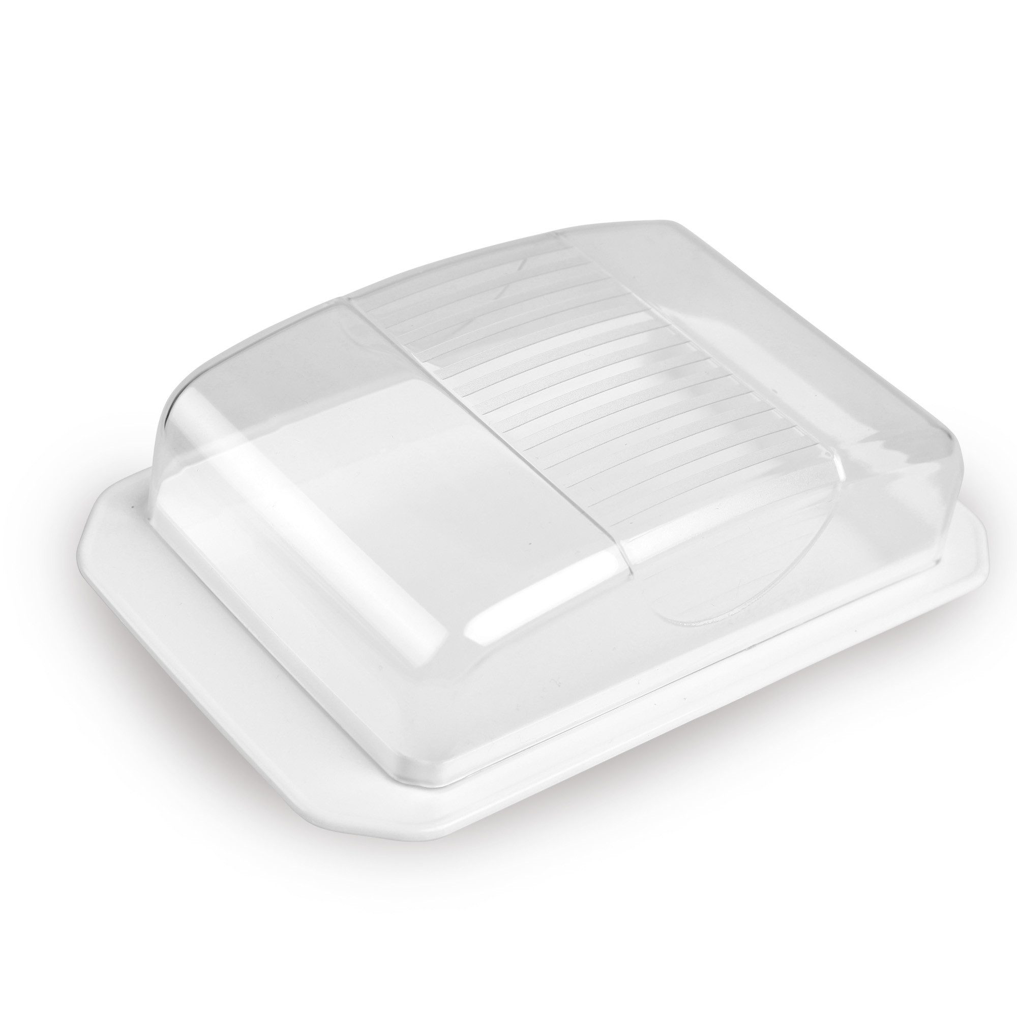 Pro Home Butterdose mit Deckel (BPA-freiem, bruchsicherem Kunststoff), Kunststoff, (Set, 1x Deckel, 1x Unterboden), Butterbehälter & Butterbox mit 250g