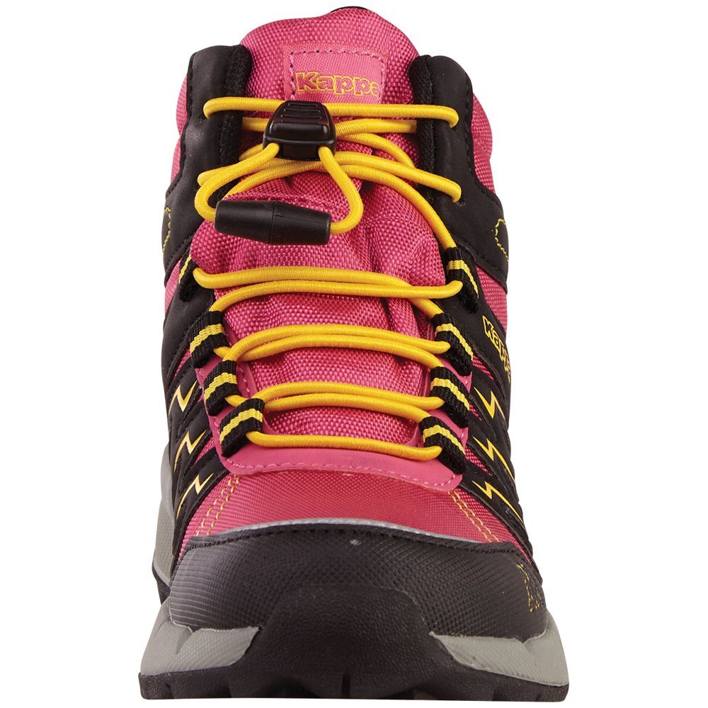 Kappa Sneaker - Passform in kinderfußgerechter pink-yellow