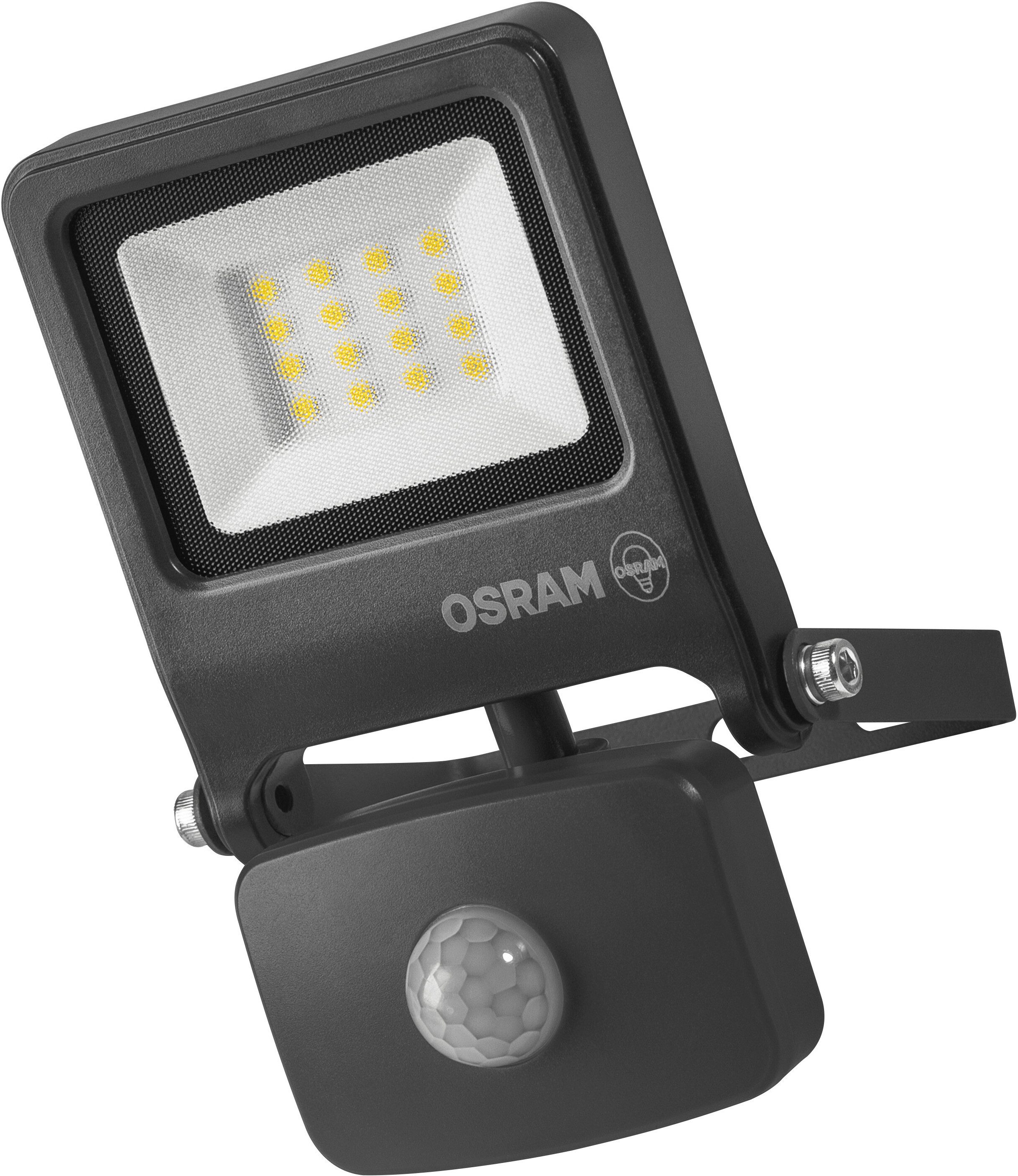 Osram LED Flutlichtstrahler ENDURA® Flood Warm White PCR, LED fest integriert, Warmweiß, grau, LED-Modul, Aluminium