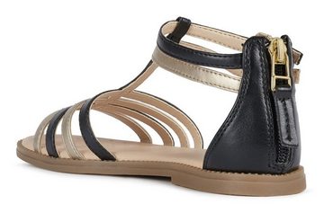 Geox J SANDAL KARLY GIRL Riemchensandale, Sommerschuh, Sandalette, Fersenreißverschluss, mit Riemchen