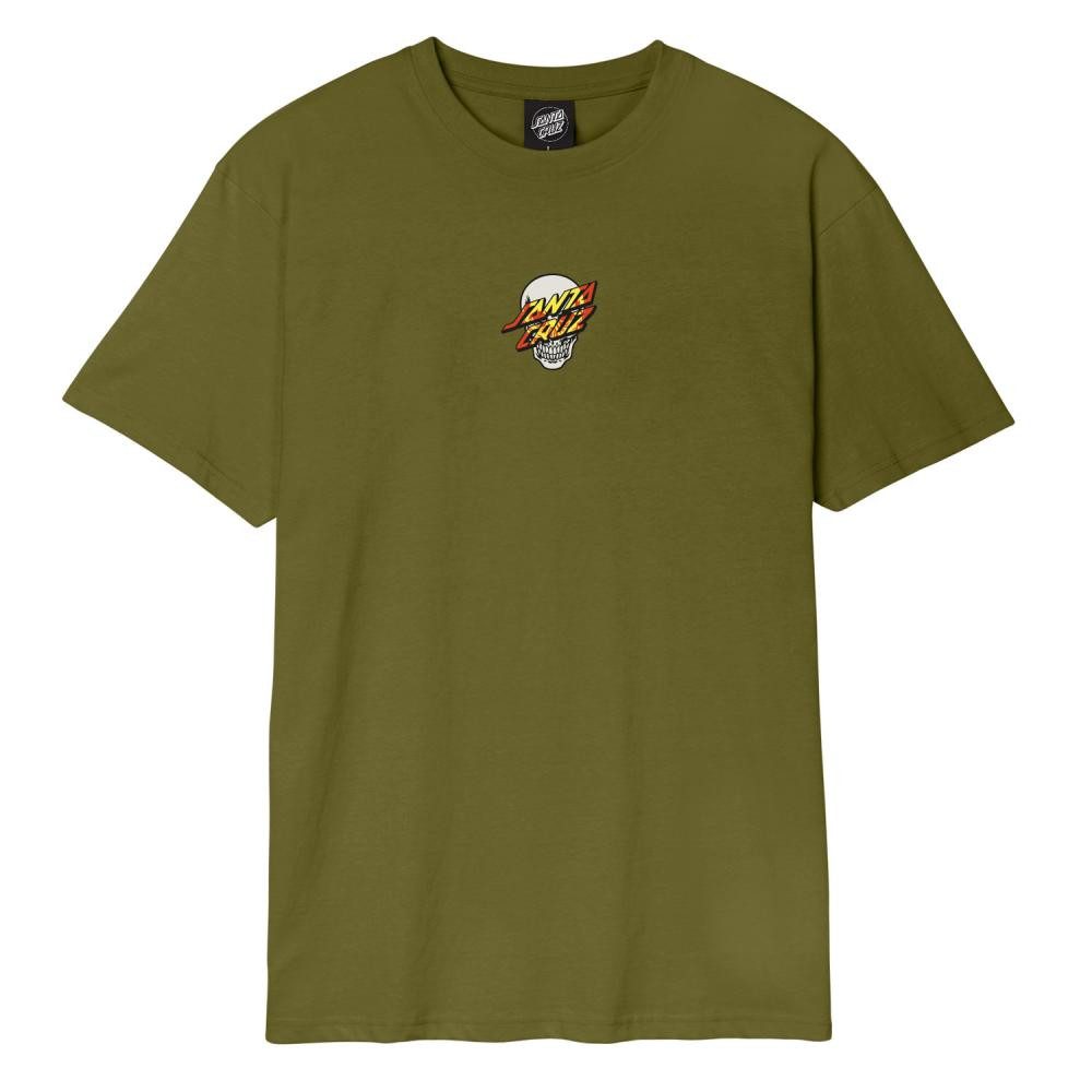 Santa Cruz T-Shirt T-Shirt Santa Cruz Dressen Skull Dot Fro, G XL, F sea kelp