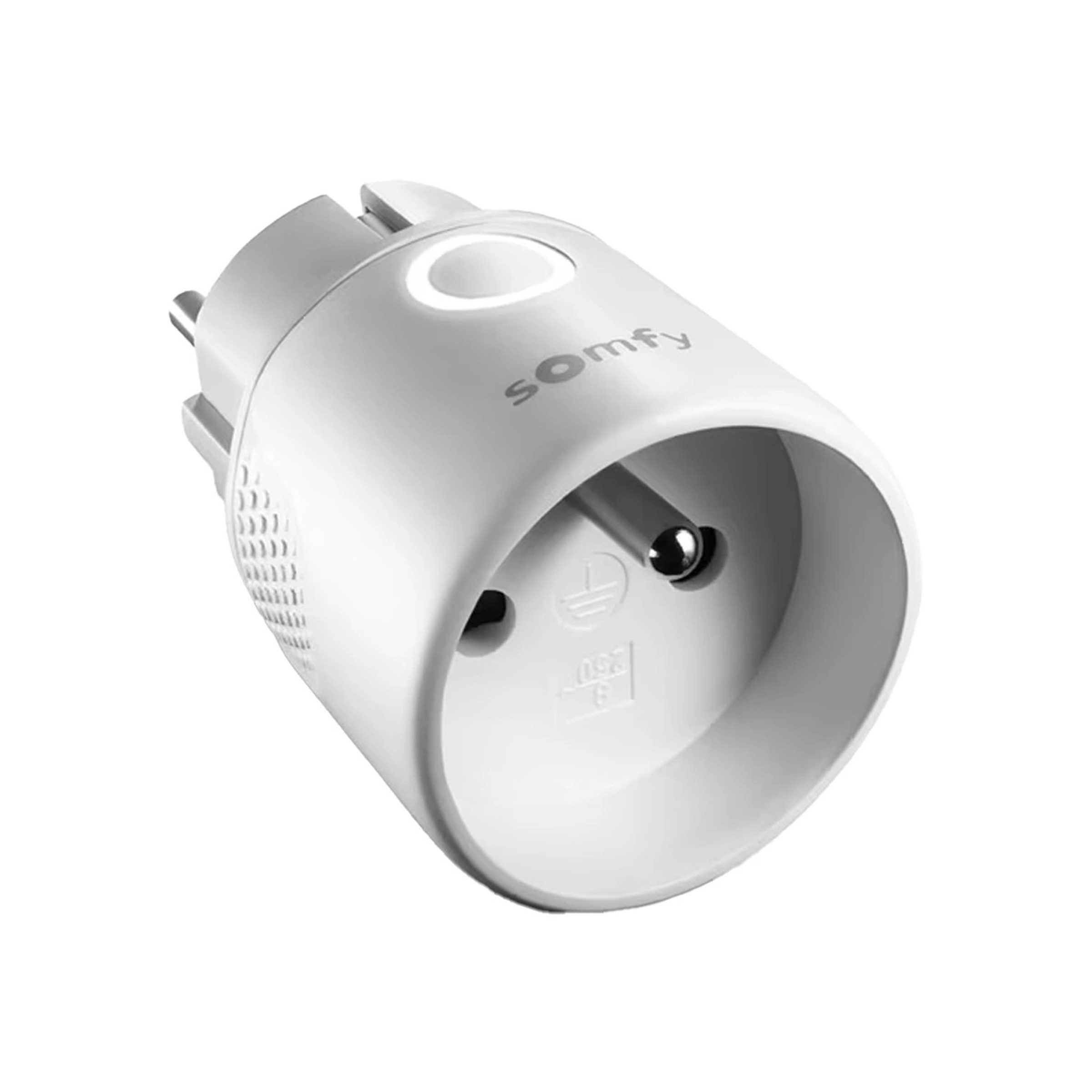 Somfy Somfy 1822617 Plug io 1800W Innensteckdose Typ E Smarte Zweifach-Steckdosenleiste