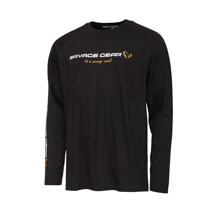 Savage Gear Longsleeve Signature Logo Long Sleeve T-Shirt L langärmlig Raubfischangeln