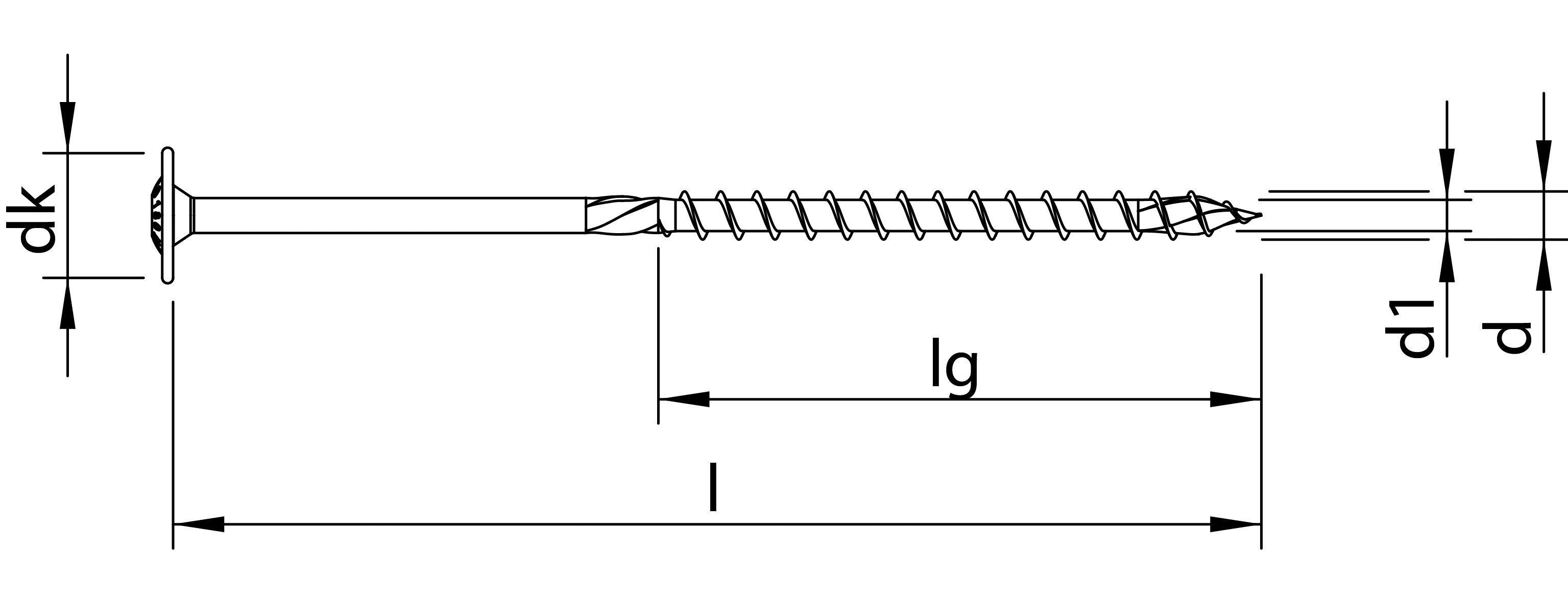 HECO Schrauben Holzbauschraube TOPIX-plus Holzbauschraube, Tellerkopf XL, TX40, Teilgewinde, (50 St)