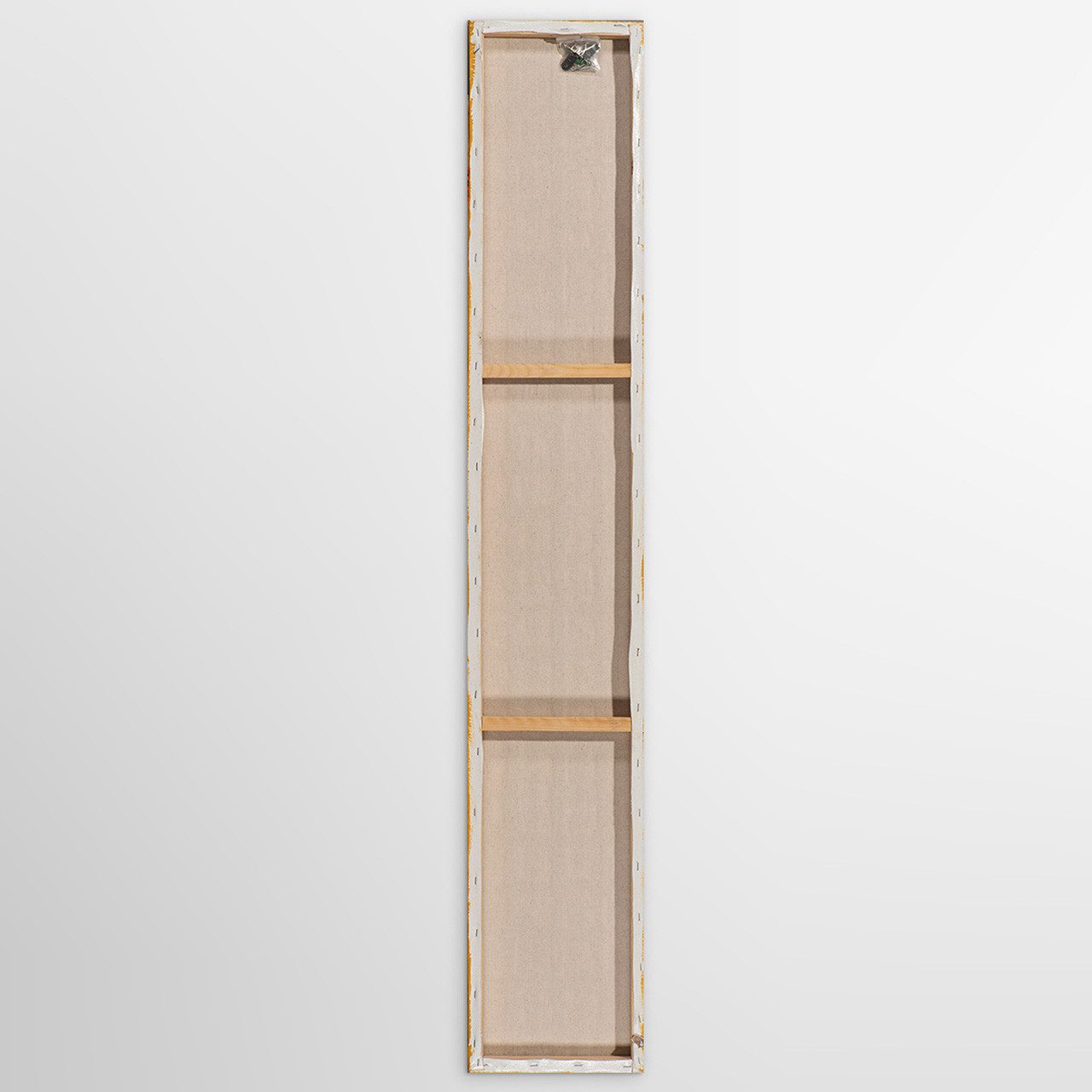 ArtUniverse Gemälde Slim Golden Structure 25 x 150 cm, Abstrakt