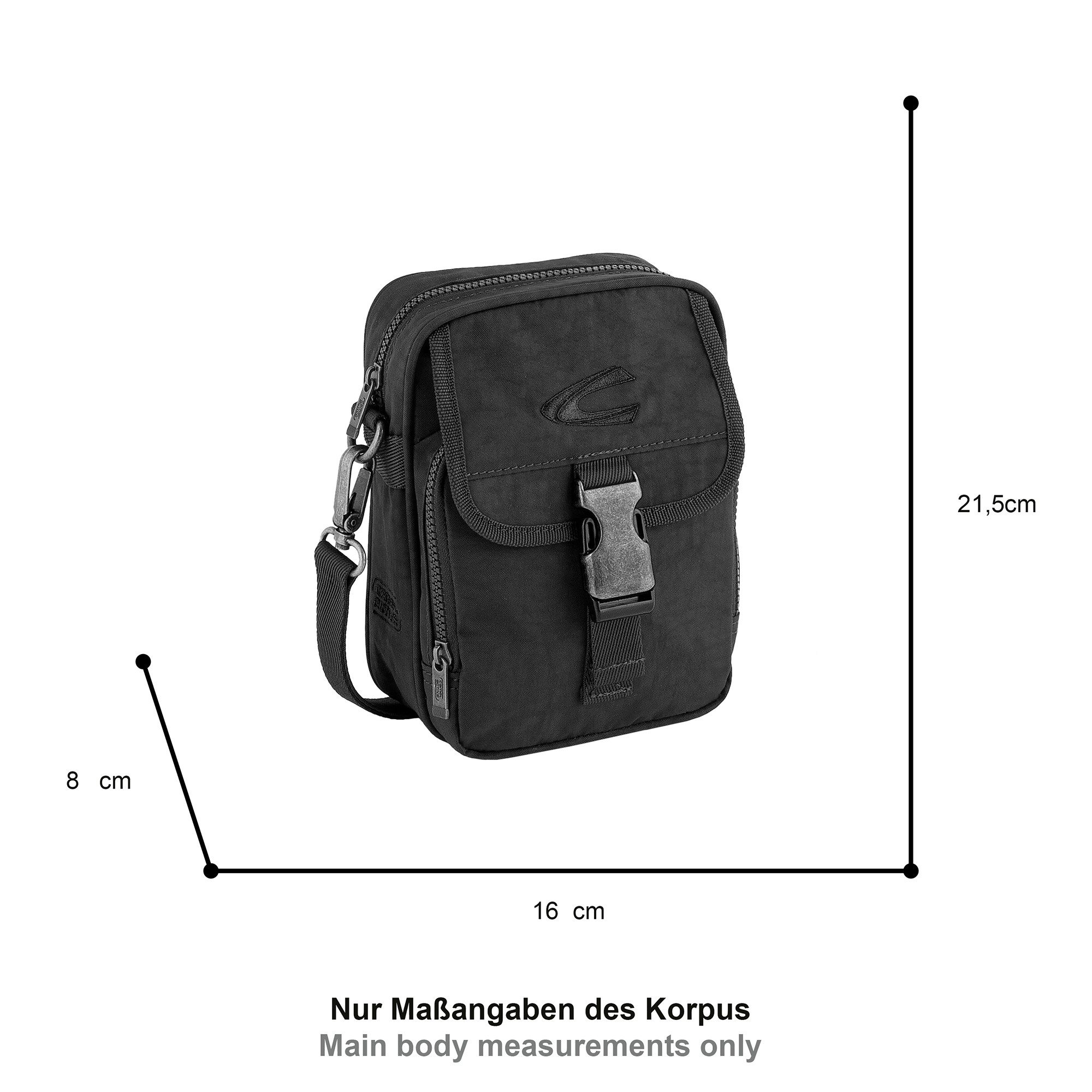 camel active Umhängetasche Journey, Herren Schultertasche, funktional und perfekt für alle Lebenslagen