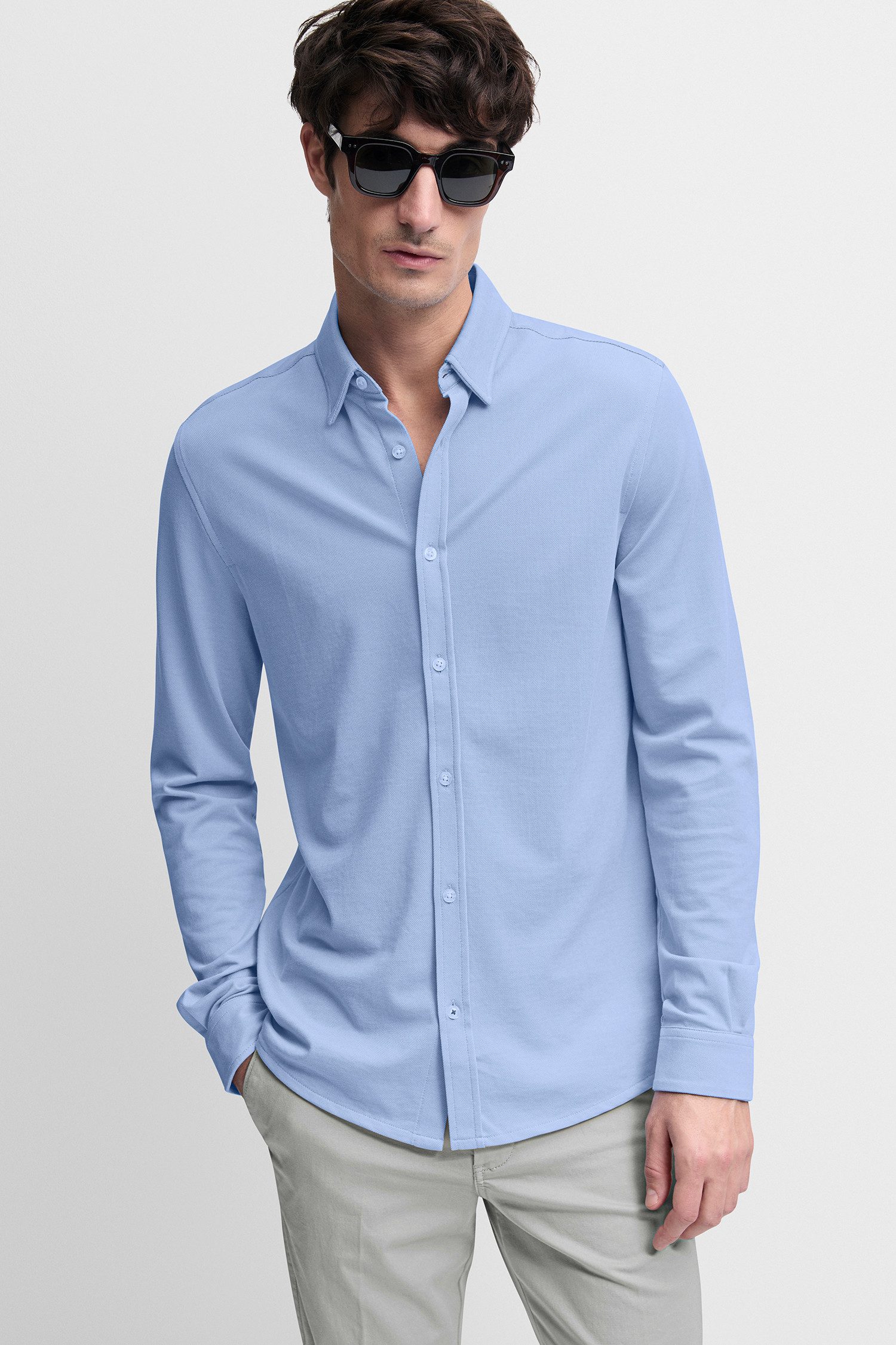 Cinque Businesshemd CIRONI bügelfreie Piquet Qualität, Leisure-Fit