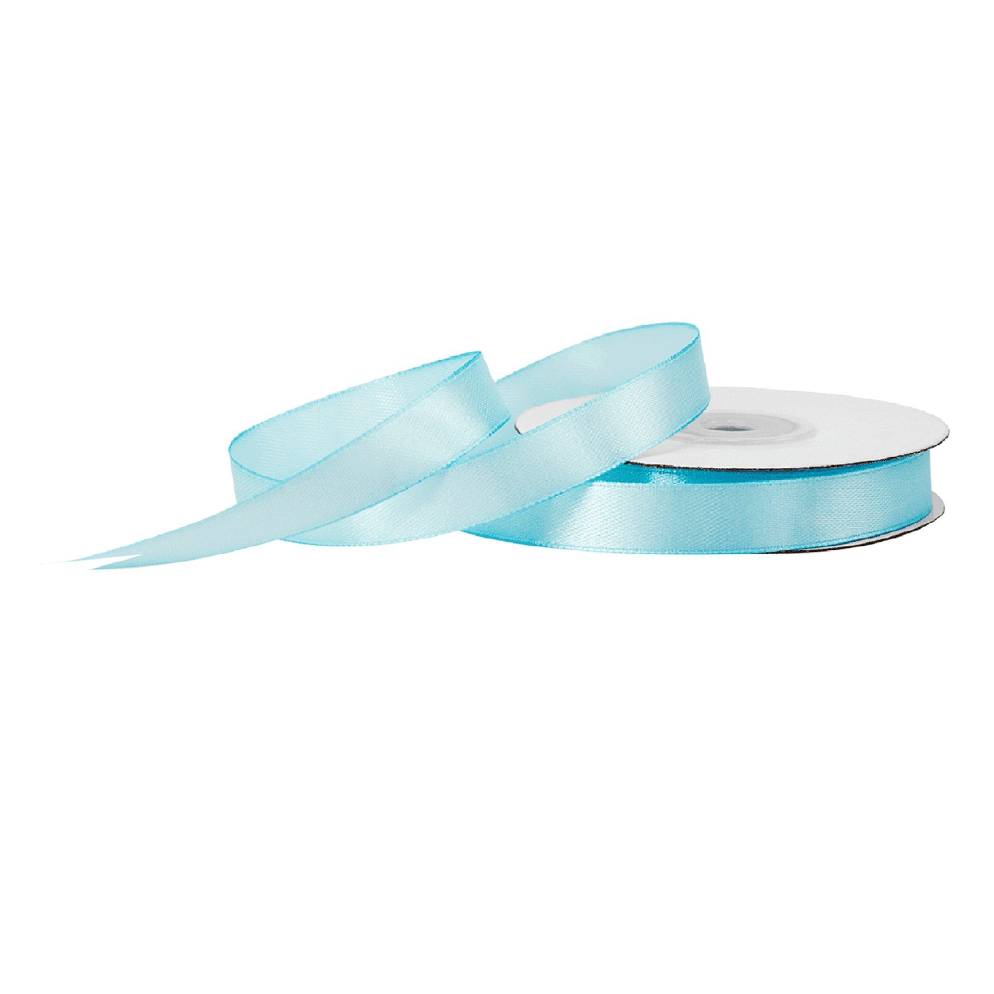 Satinband Hellblau, 50 Mm Breit, 25 M Lang – Ideal Für Hochzeitsdeko, Girlanden & DIY-Projekte