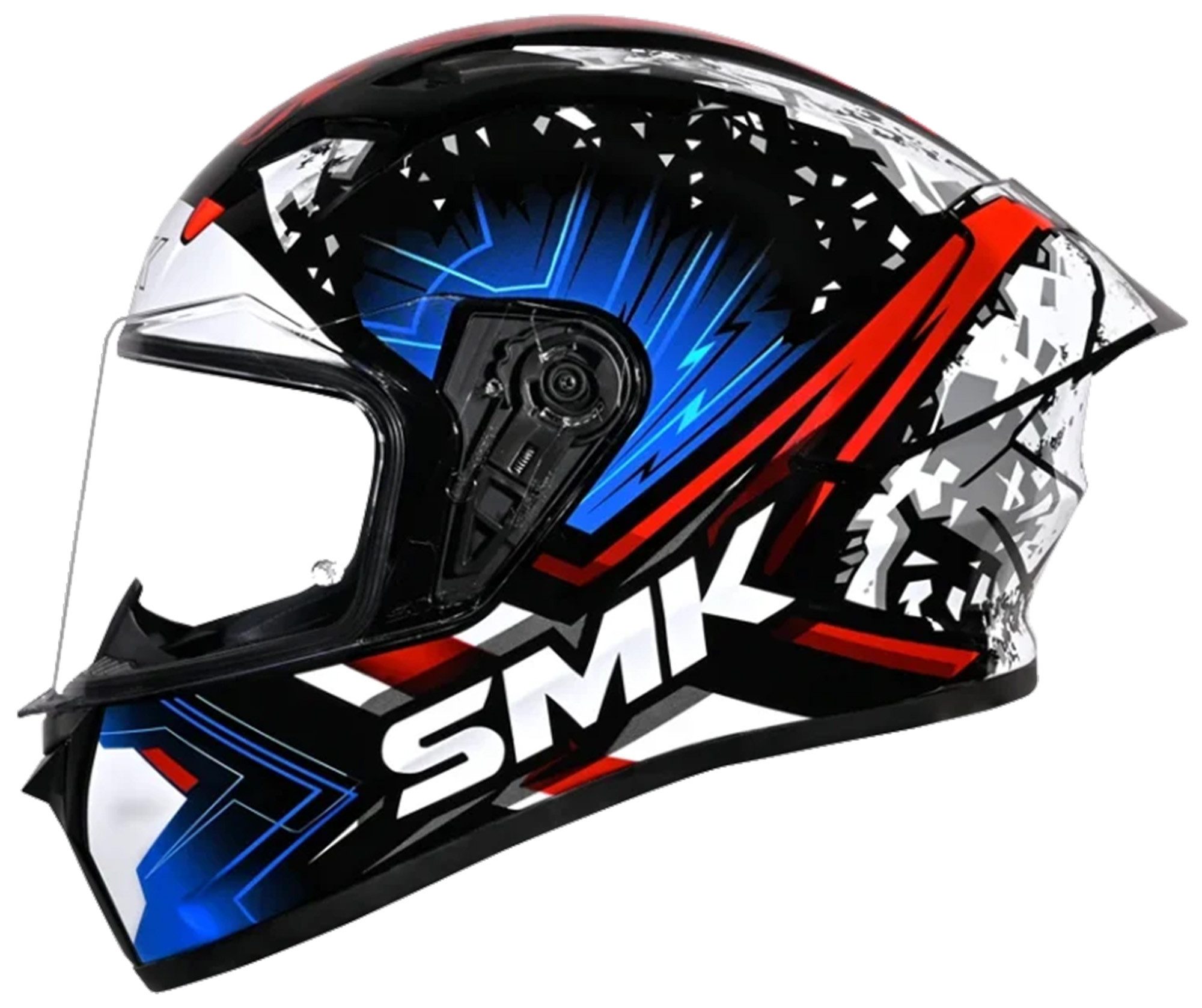 SMK Motorradhelm Stellar Flare Helm, Vorbereitet Für Kommunikationssystem,vorbereitet Pinlockscheibe