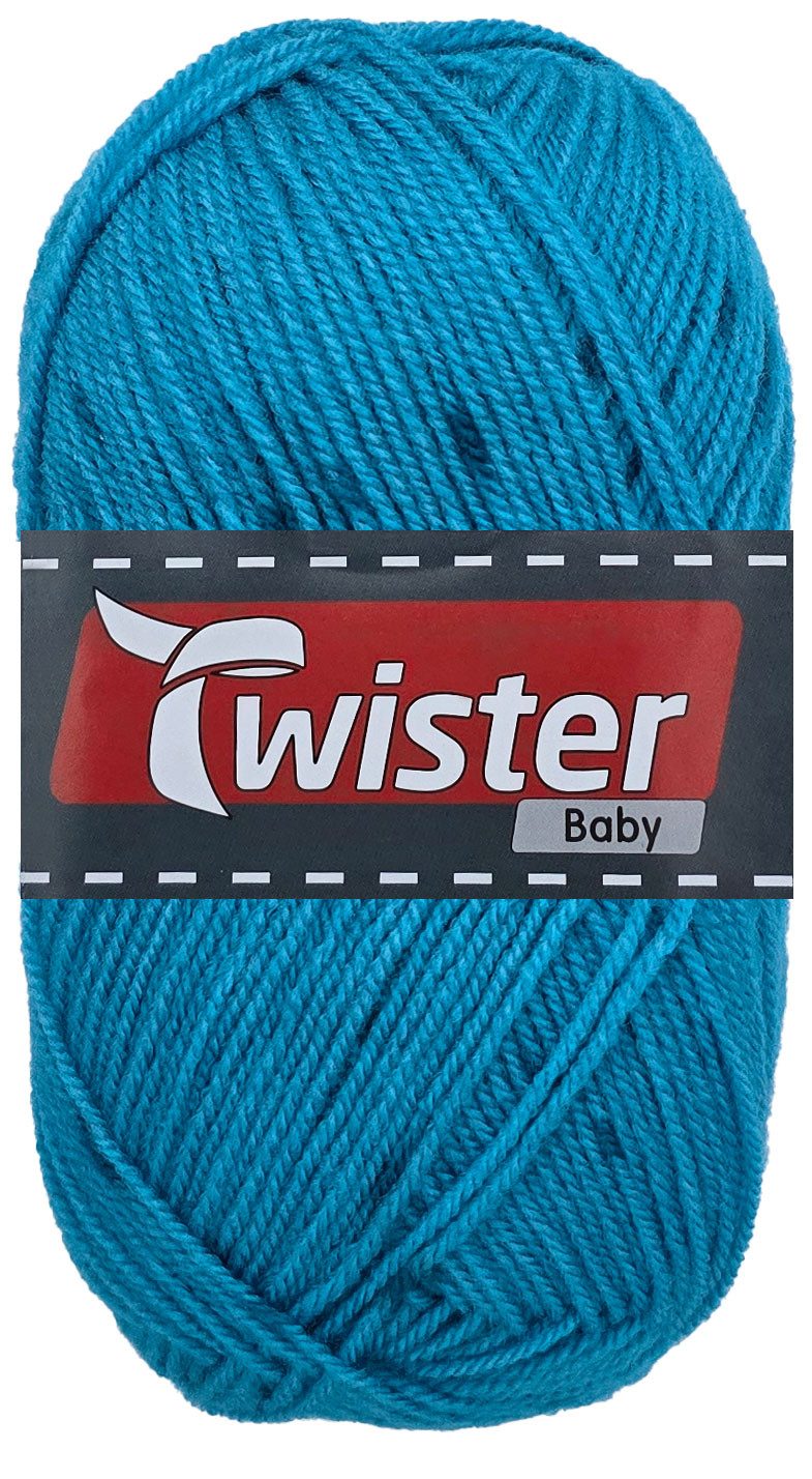 Kurtenbach 50 Gramm Twister Baby aus 100 % Polyacryl Farbauswahl Bastelgarn