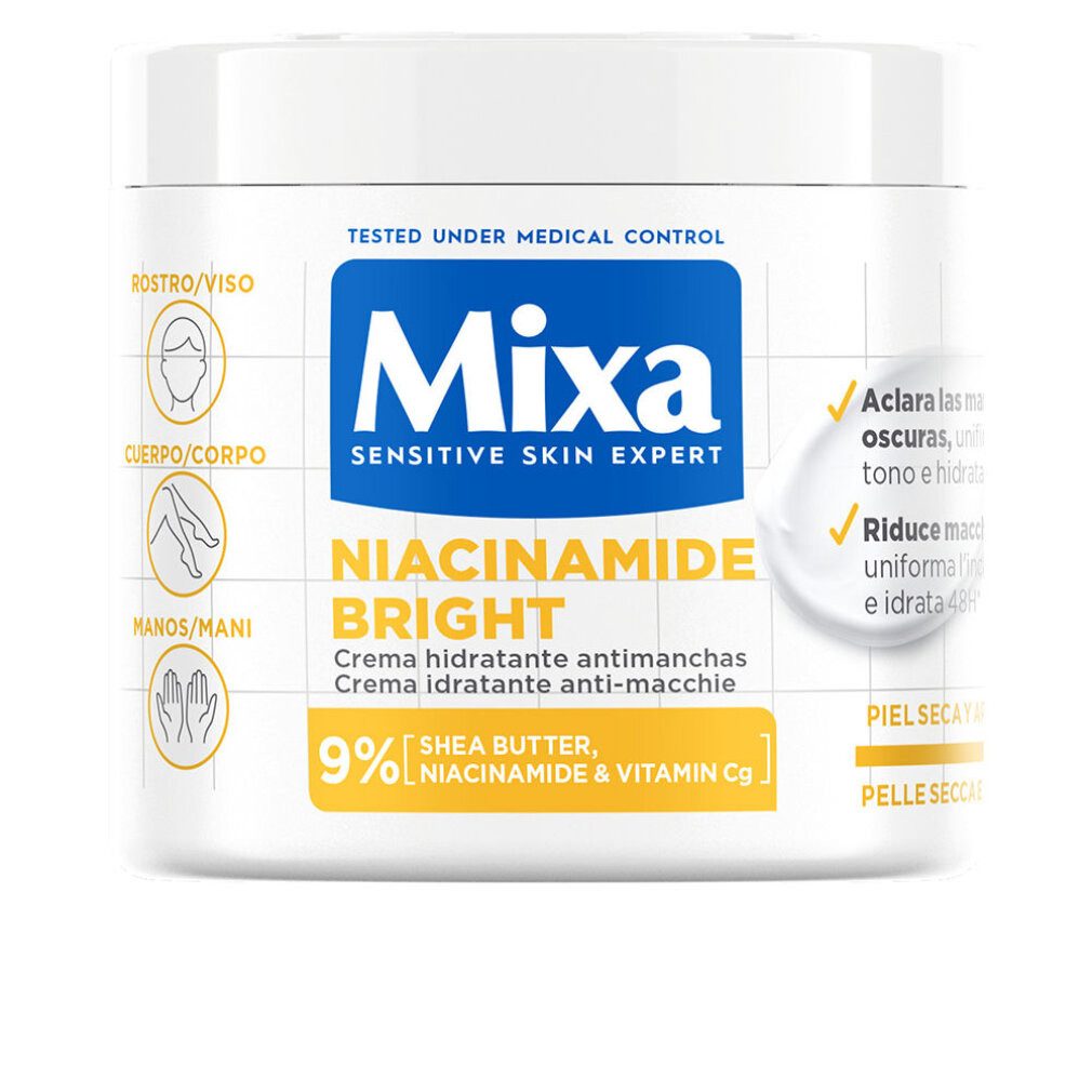 Mixa Körperpflegemittel NIACINAMIDE Feuchtigkeitscreme gegen Hautunreinheiten 400 ml